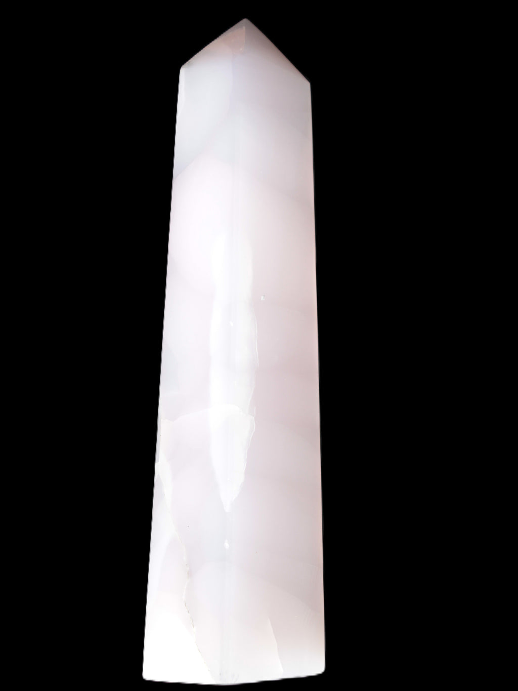 Mangano Calcite obelisk 257*88*64mm 1331g Rocks and Things