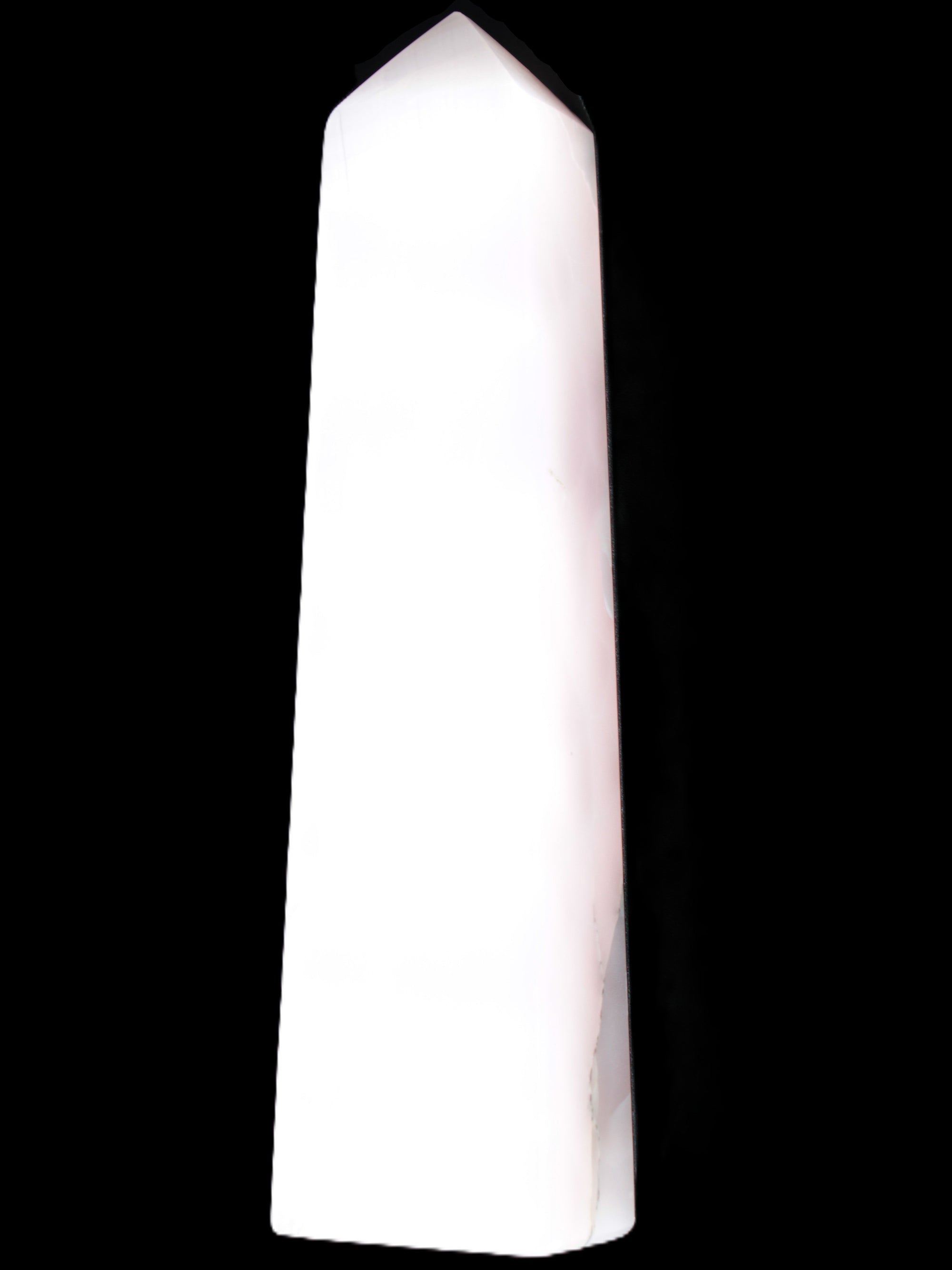 Mangano Calcite obelisk 257*88*64mm 1331g Rocks and Things