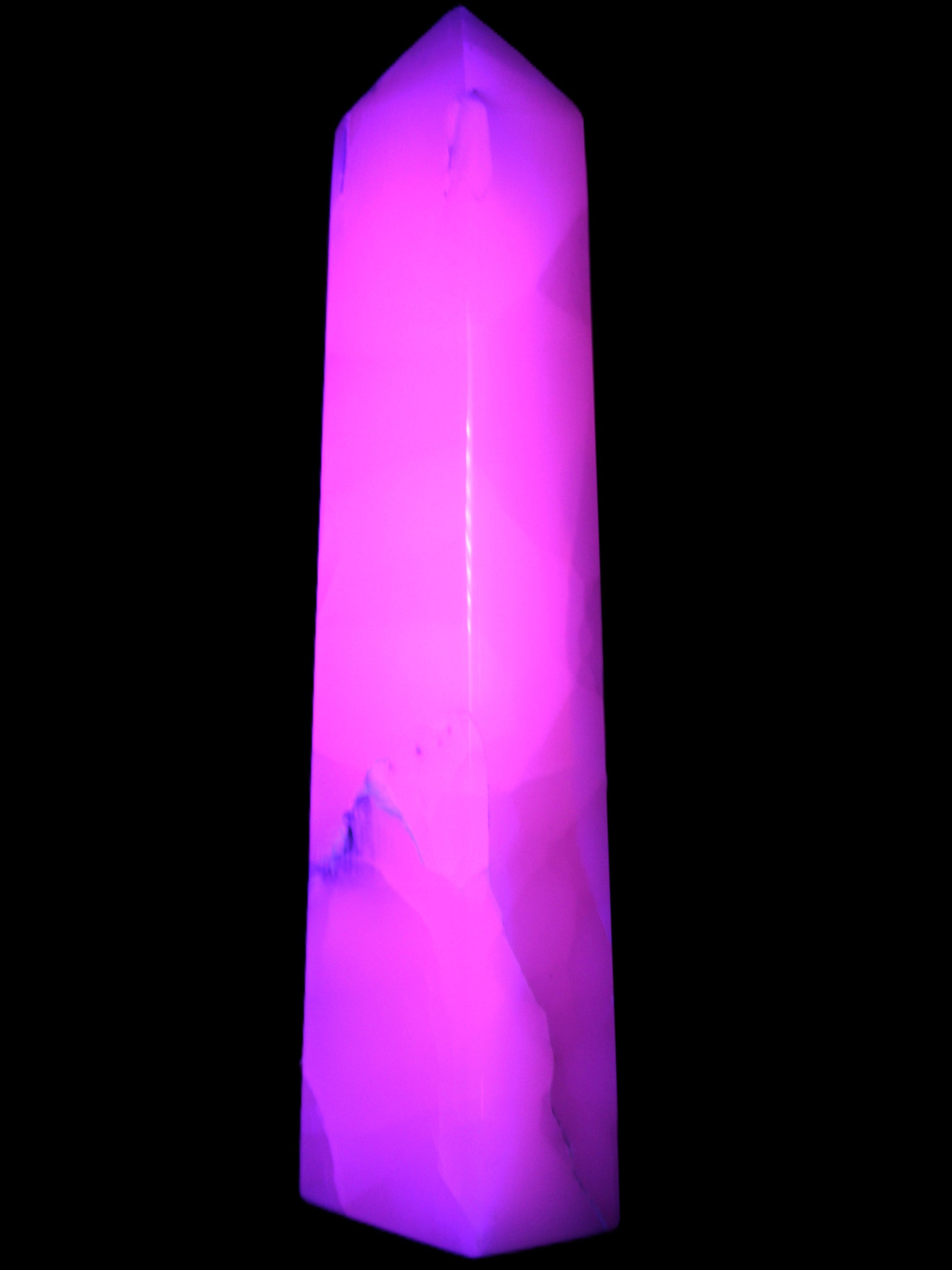 Mangano Calcite obelisk 257*88*64mm 1331g Rocks and Things