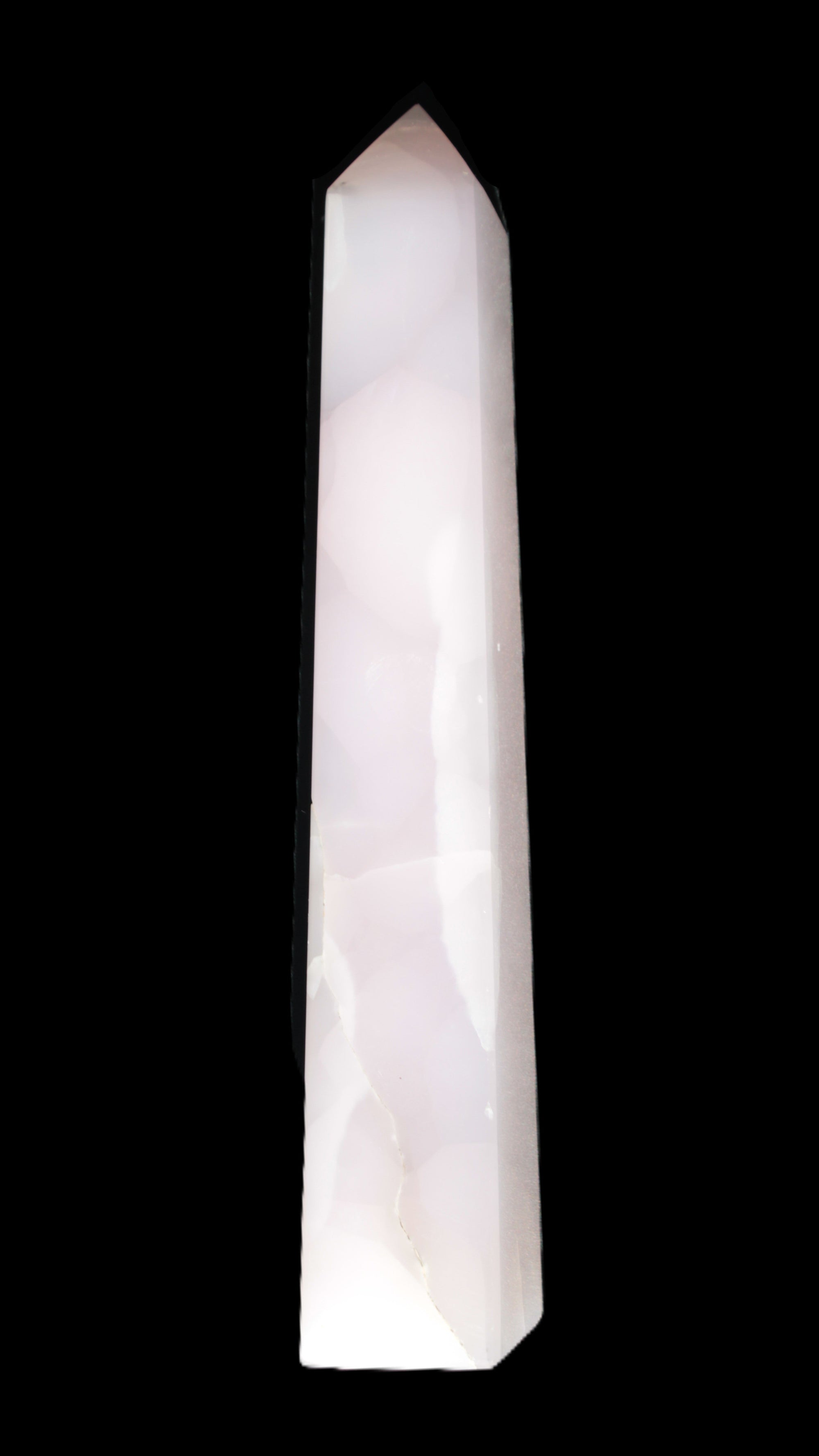 Mangano Calcite obelisk 257*88*64mm 1331g Rocks and Things