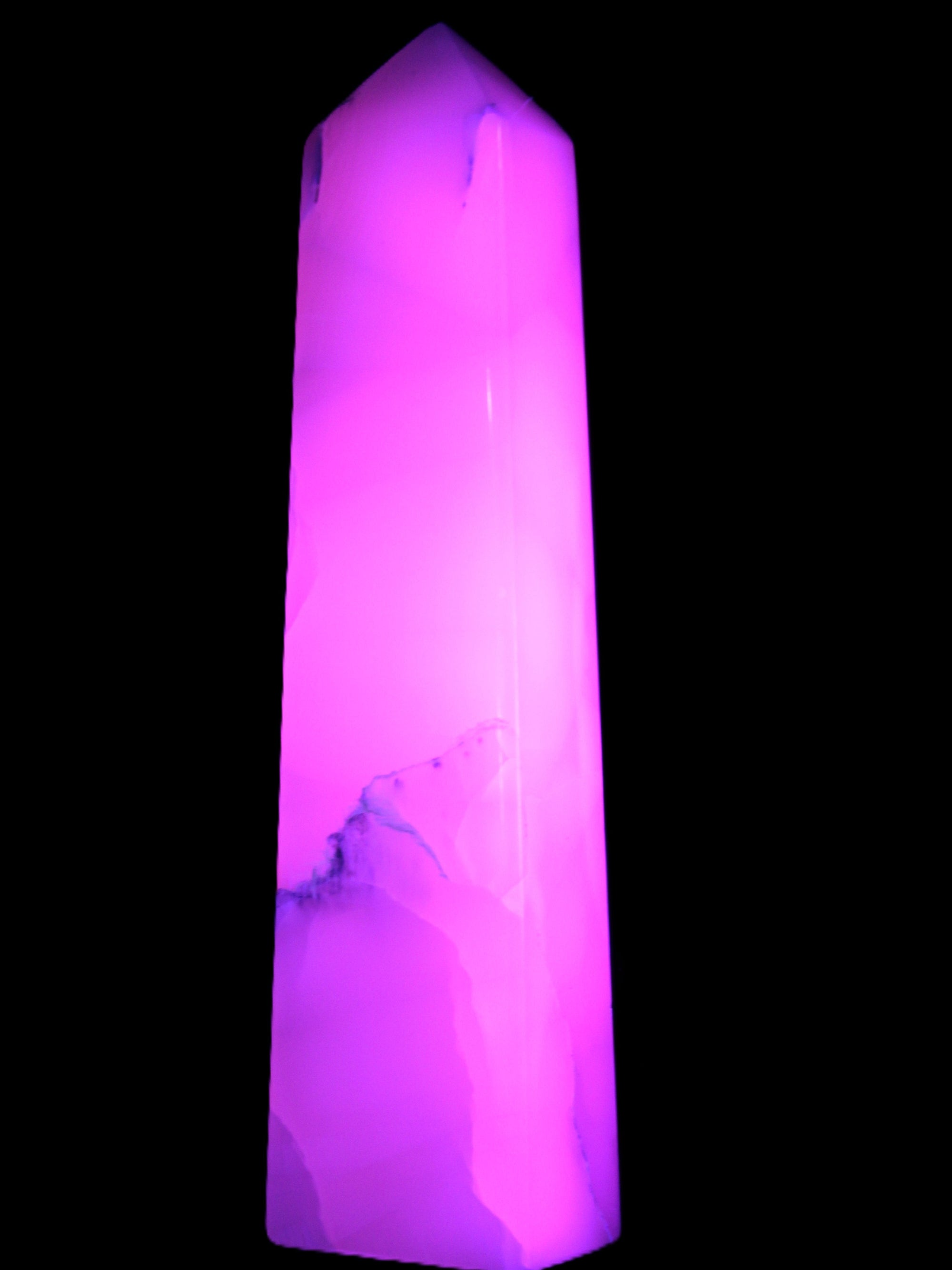 Mangano Calcite obelisk 257*88*64mm 1331g Rocks and Things