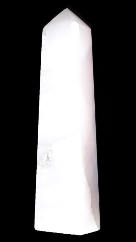 Mangano Calcite obelisk 257*88*64mm 1331g Rocks and Things