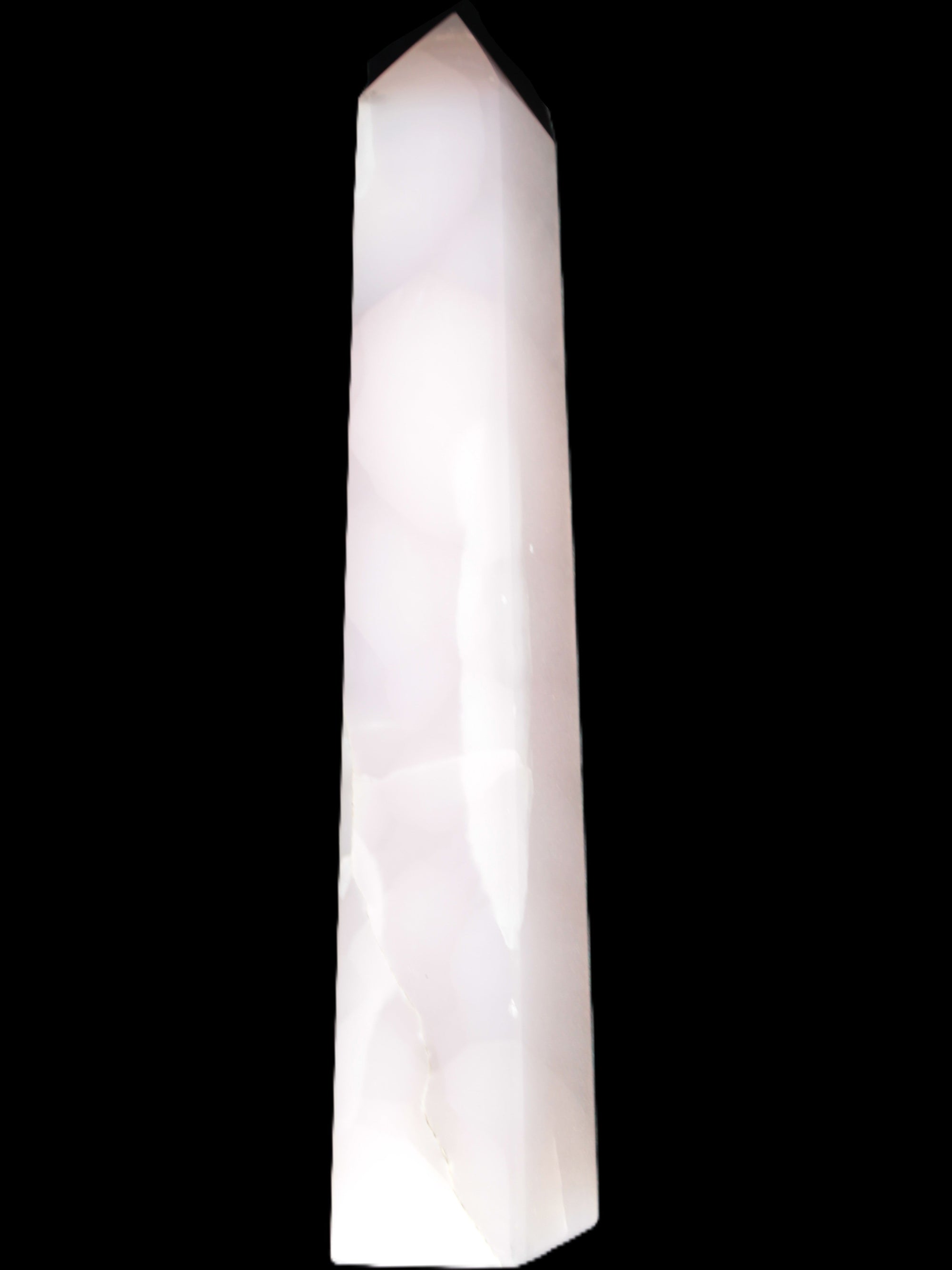 Mangano Calcite obelisk 257*88*64mm 1331g Rocks and Things