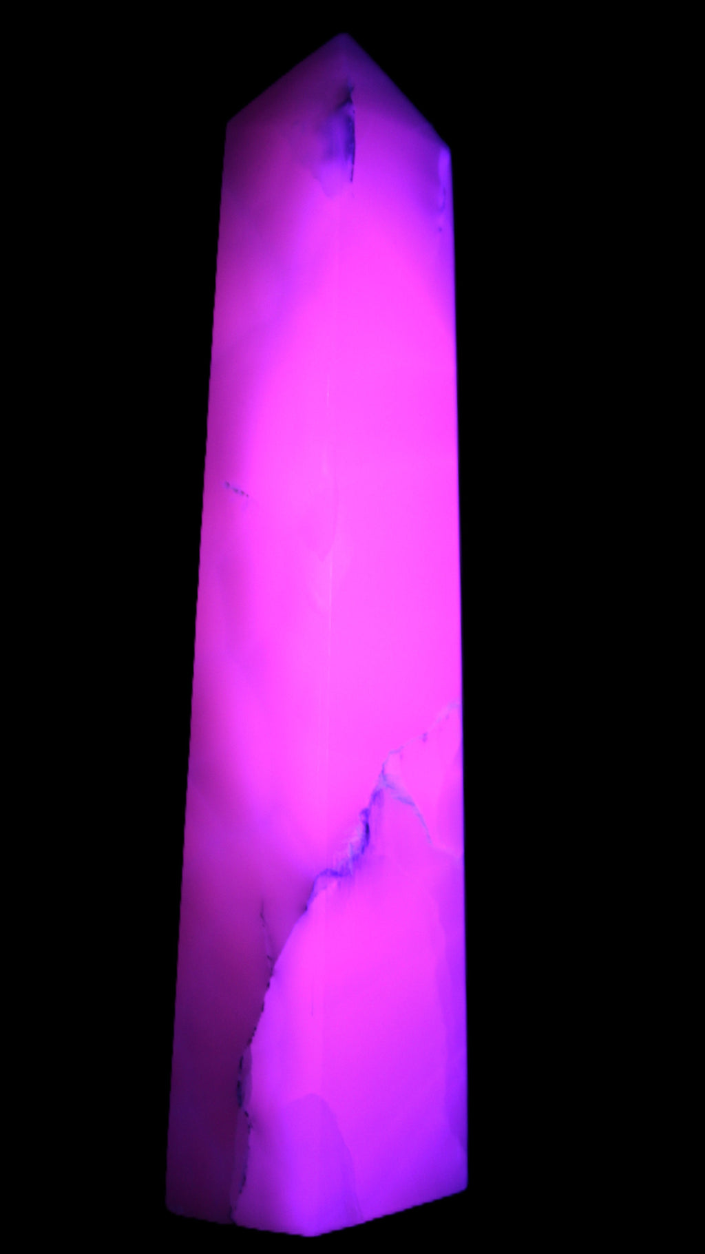 Mangano Calcite obelisk 257*88*64mm 1331g Rocks and Things