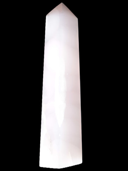 Mangano Calcite obelisk 257*88*64mm 1331g Rocks and Things