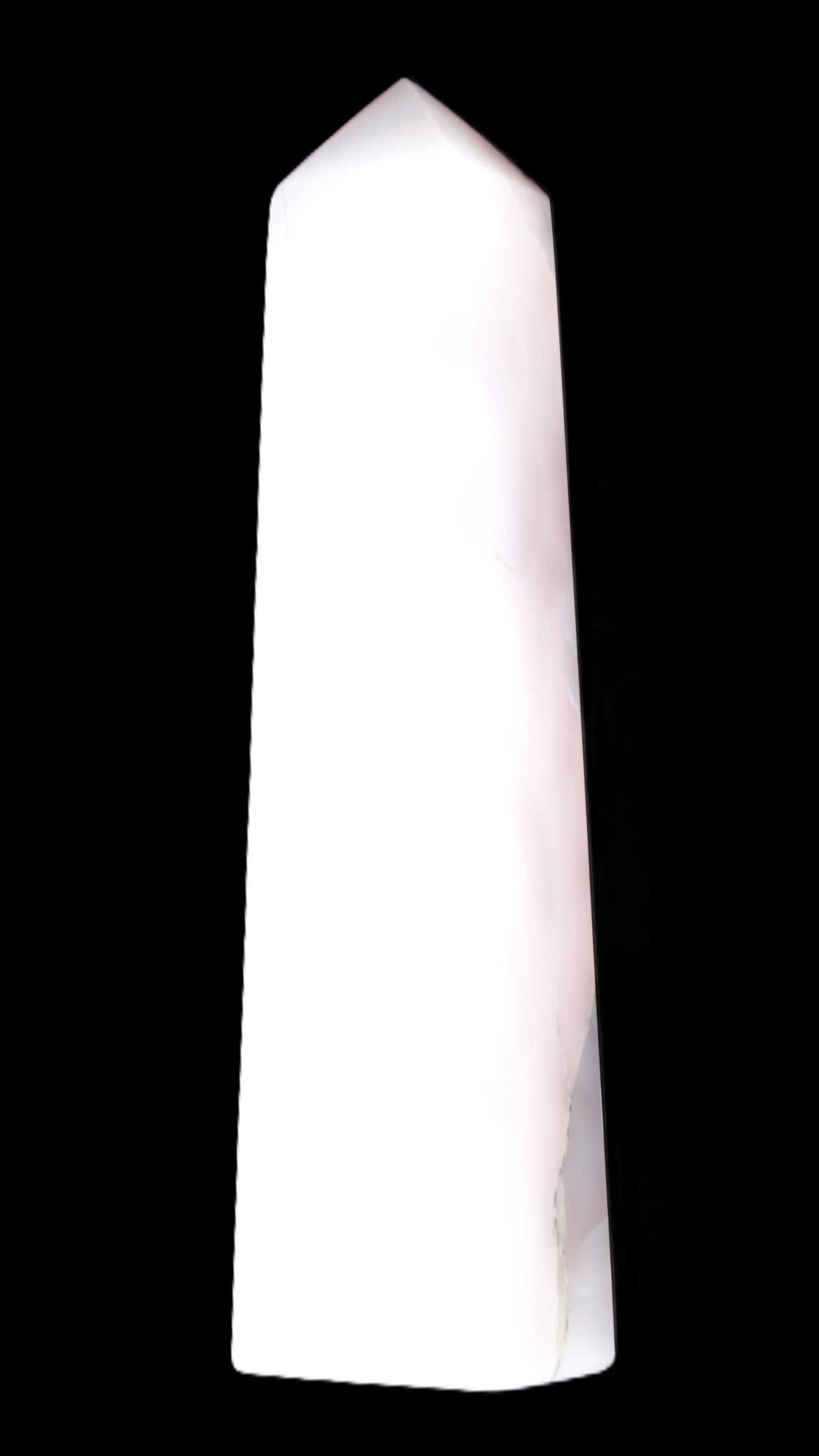 Mangano Calcite obelisk 257*88*64mm 1331g Rocks and Things