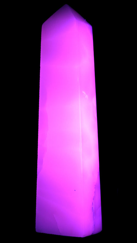Mangano Calcite obelisk 257*88*64mm 1331g Rocks and Things