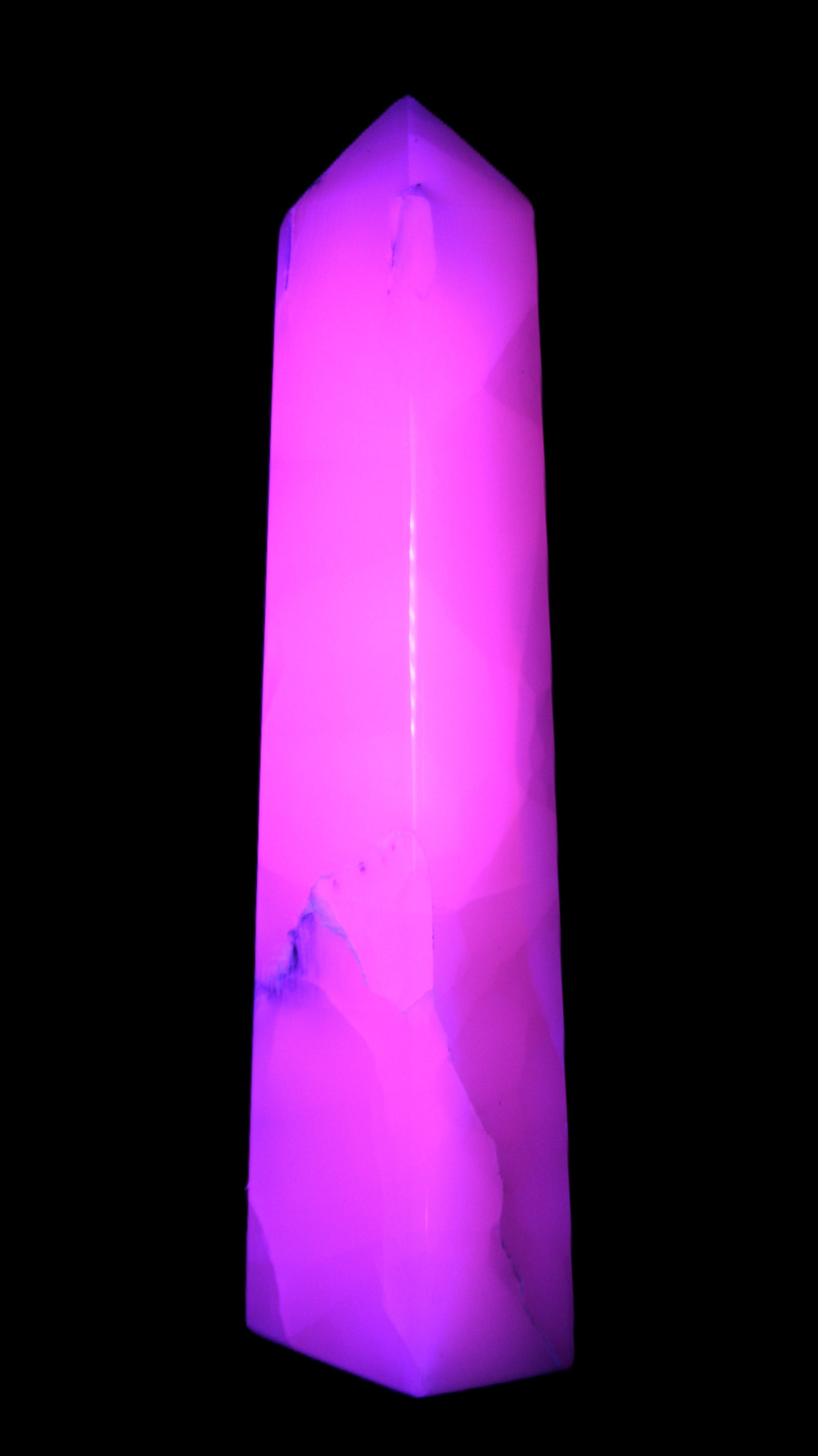 Mangano Calcite obelisk 257*88*64mm 1331g Rocks and Things