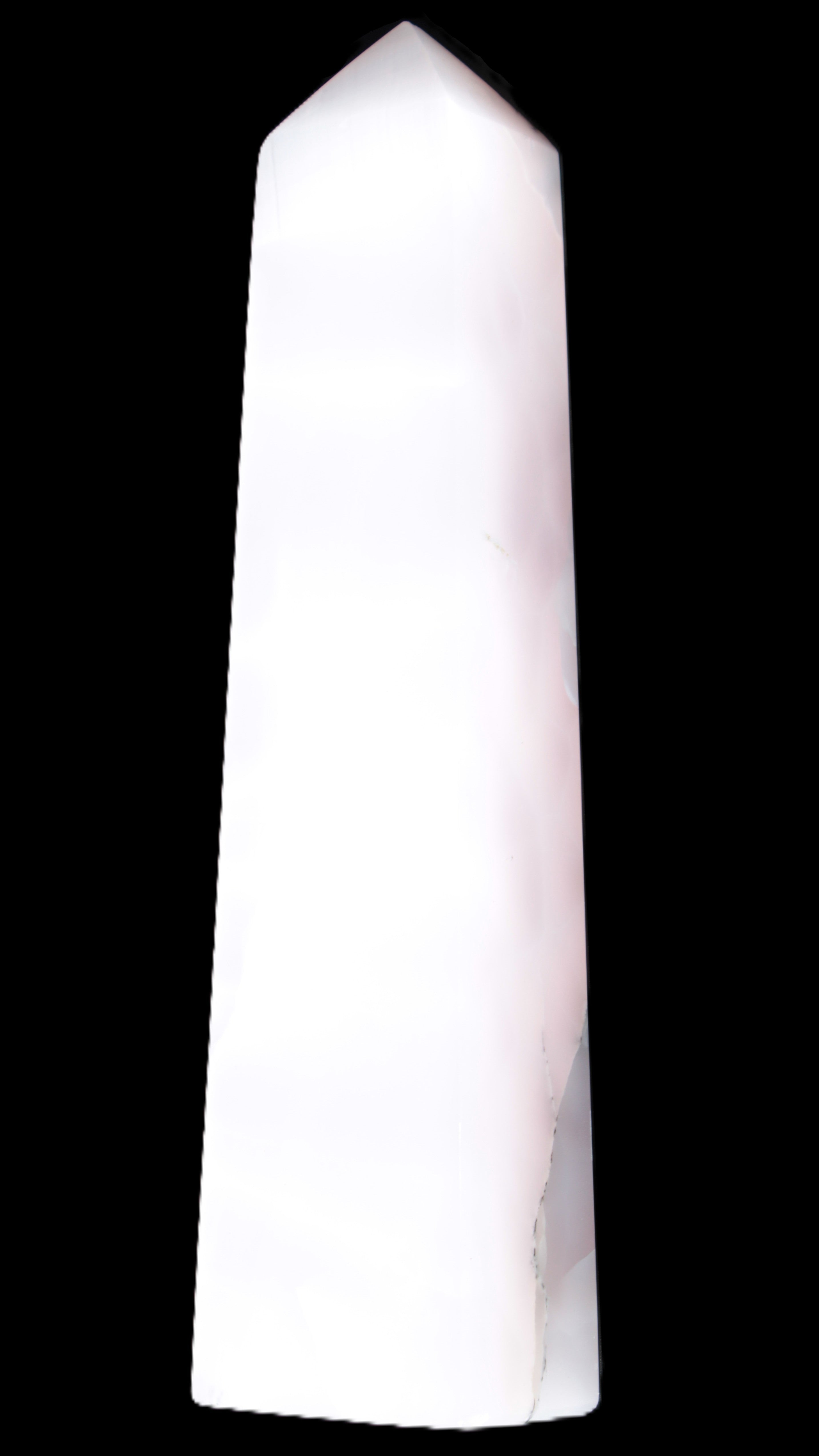 Mangano Calcite obelisk 257*88*64mm 1331g Rocks and Things
