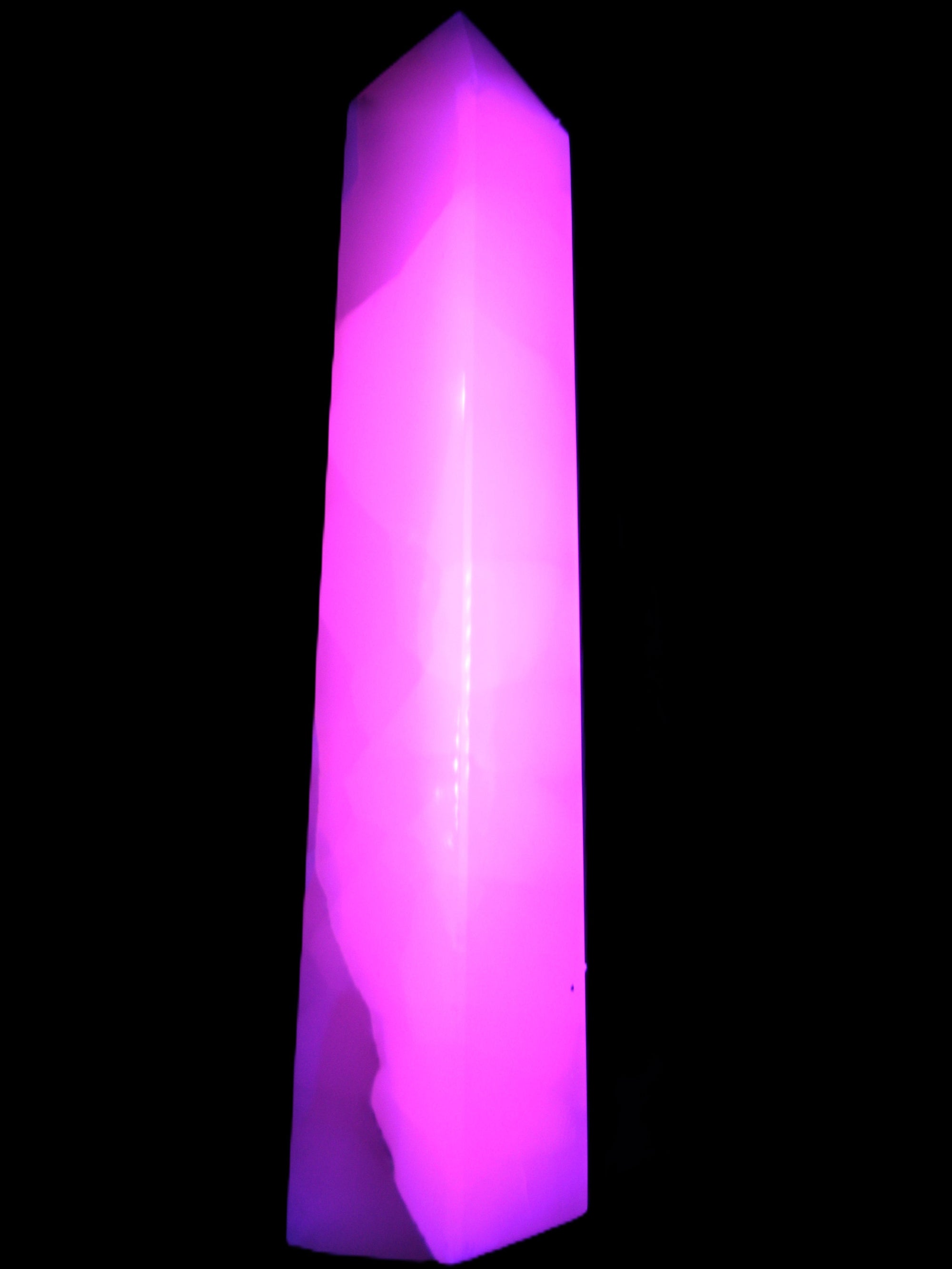 Mangano Calcite obelisk 257*88*64mm 1331g Rocks and Things