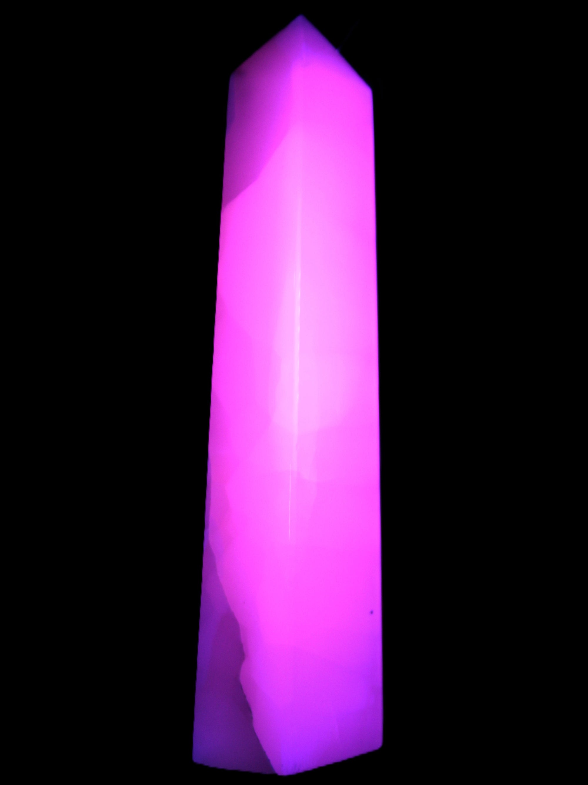Mangano Calcite obelisk 257*88*64mm 1331g Rocks and Things