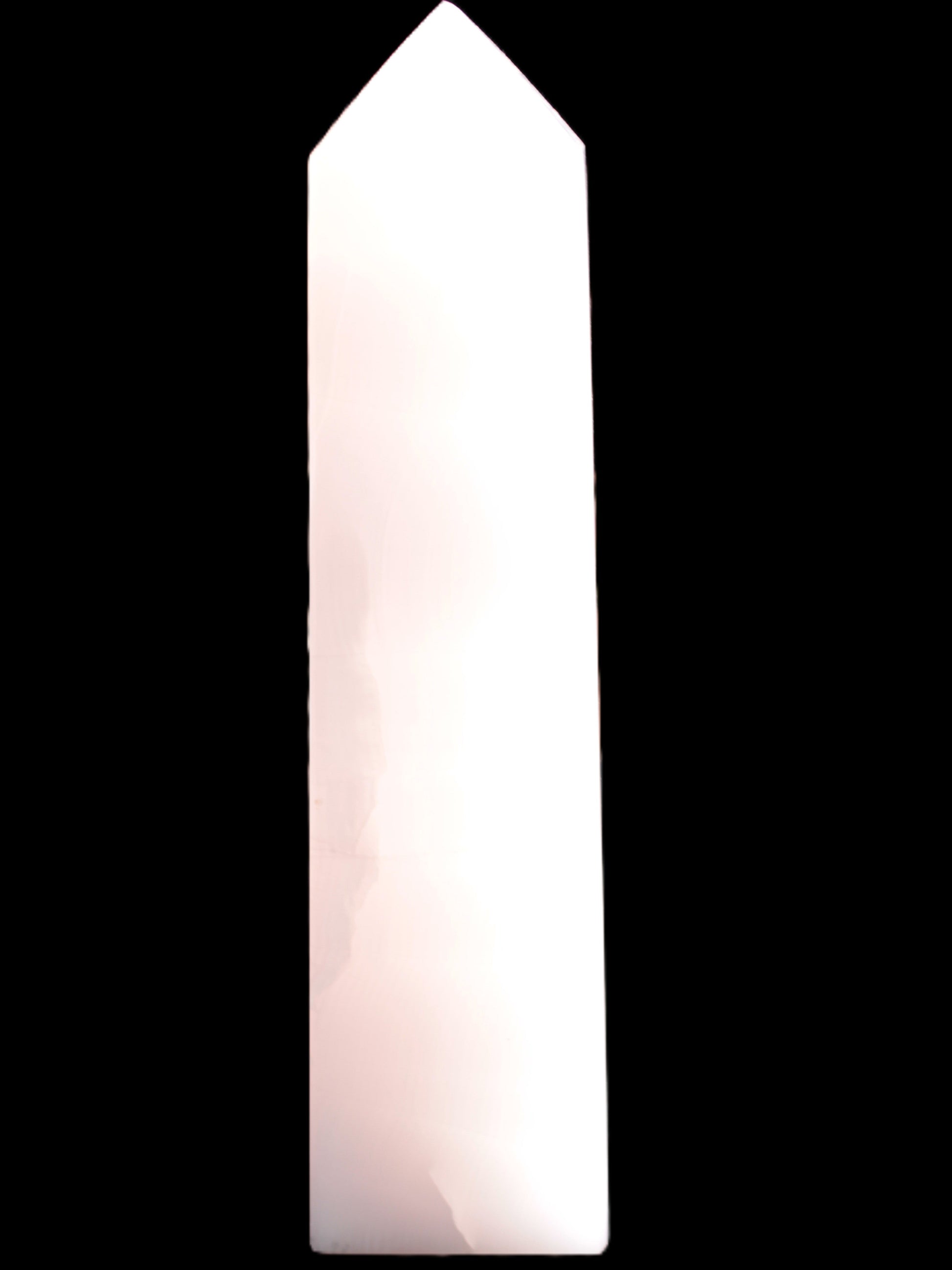 Mangano Calcite obelisk 257*88*64mm 1331g Rocks and Things Store