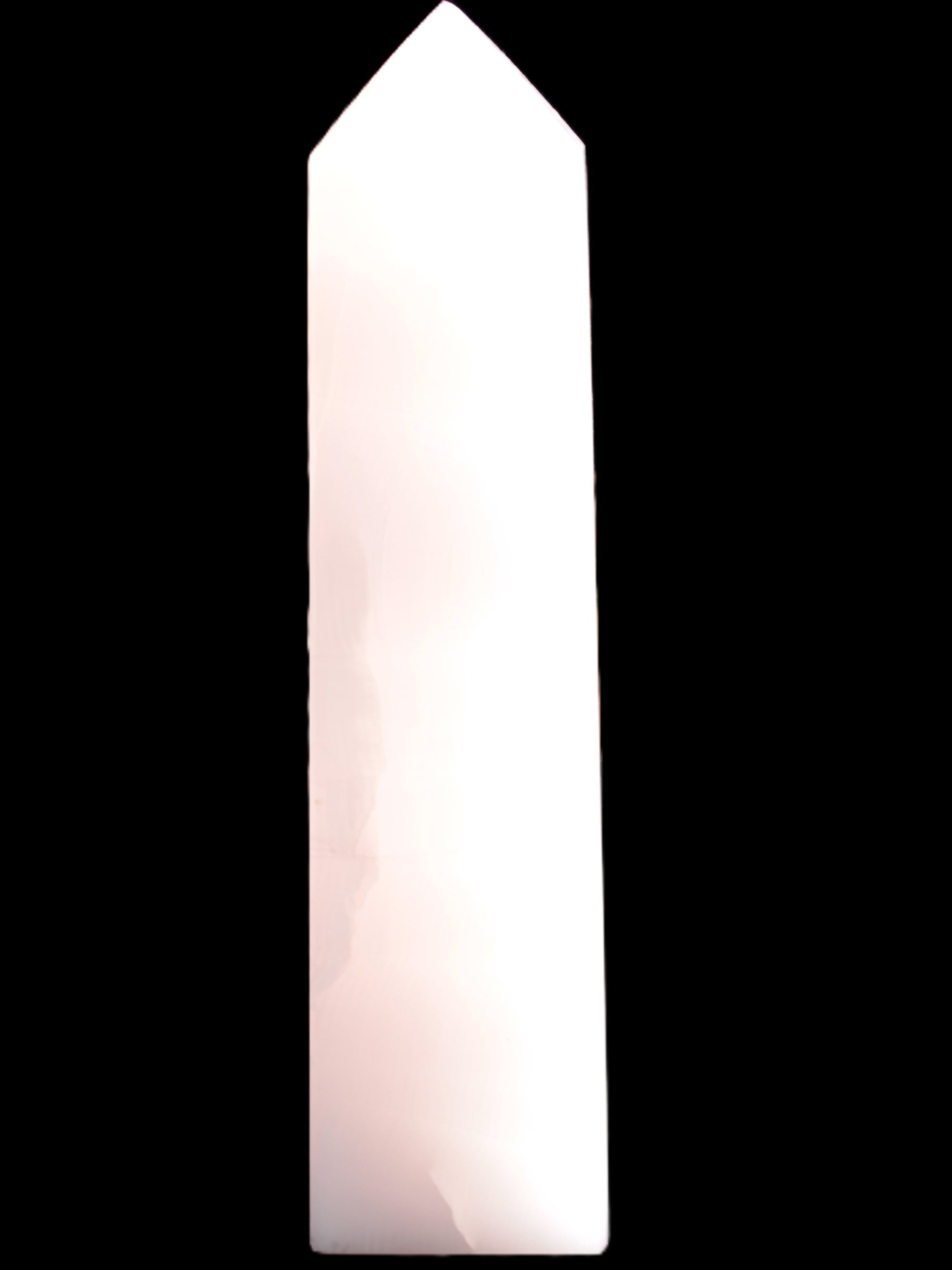 Mangano Calcite obelisk 257*88*64mm 1331g Rocks and Things Store