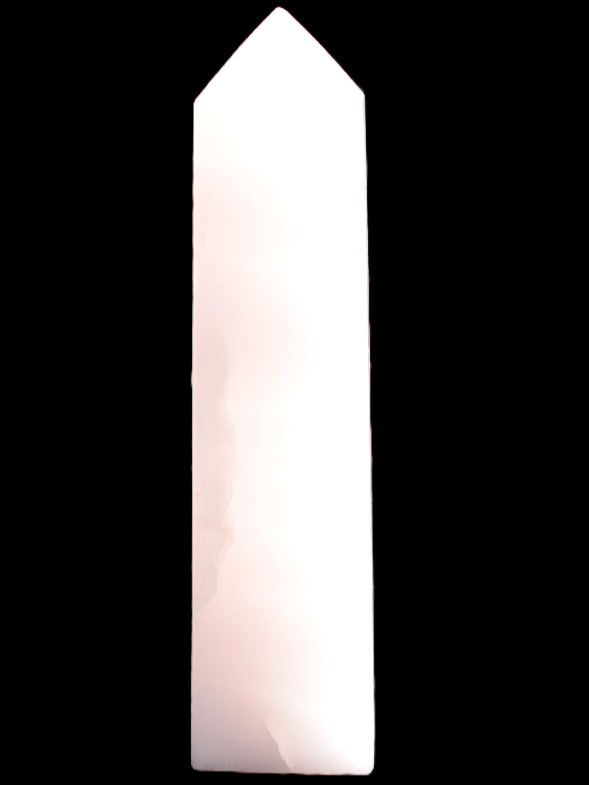 Mangano Calcite obelisk 257*88*64mm 1331g Rocks and Things Store