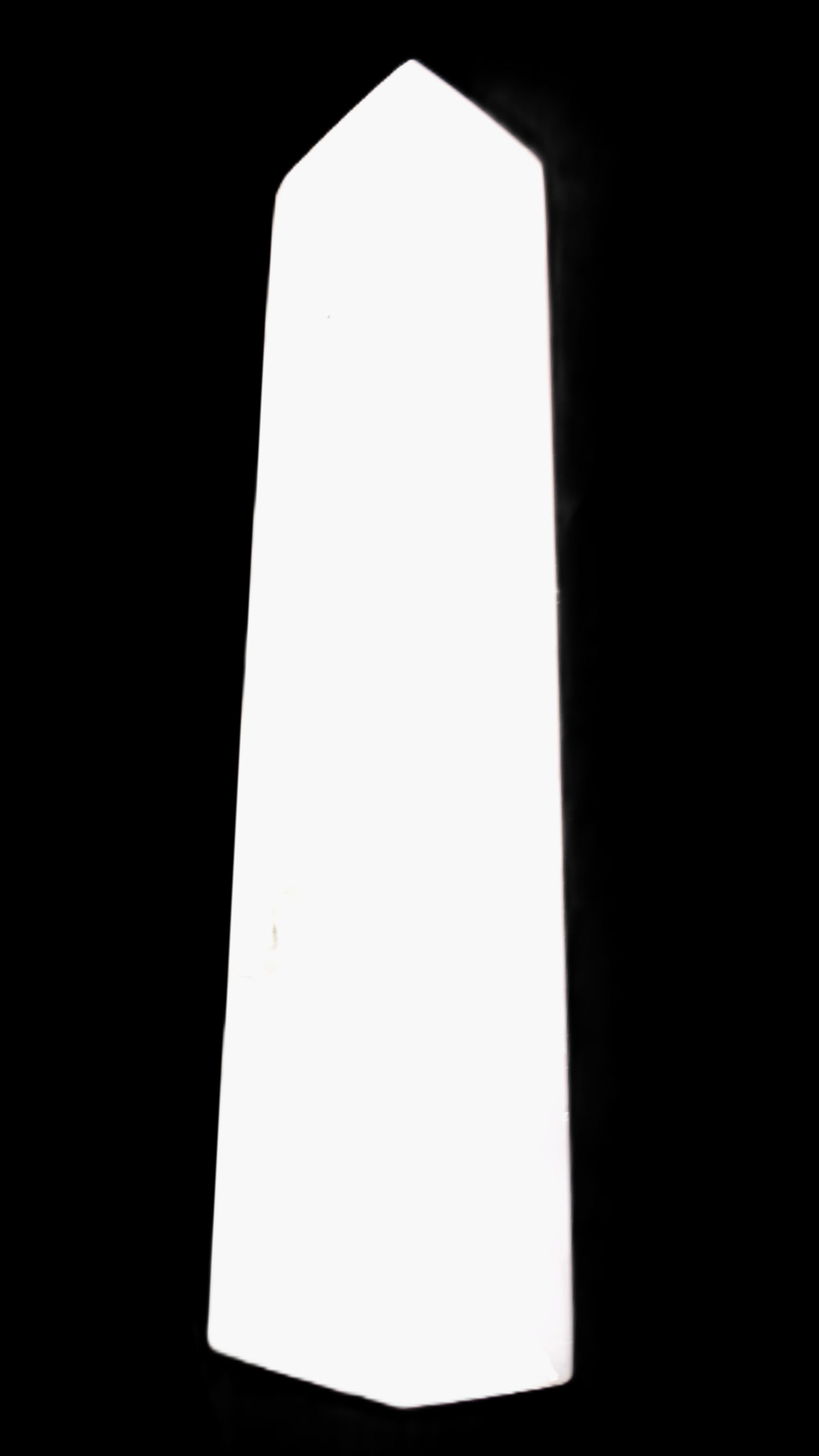 Mangano Calcite obelisk 257*88*64mm 1331g Rocks and Things Store
