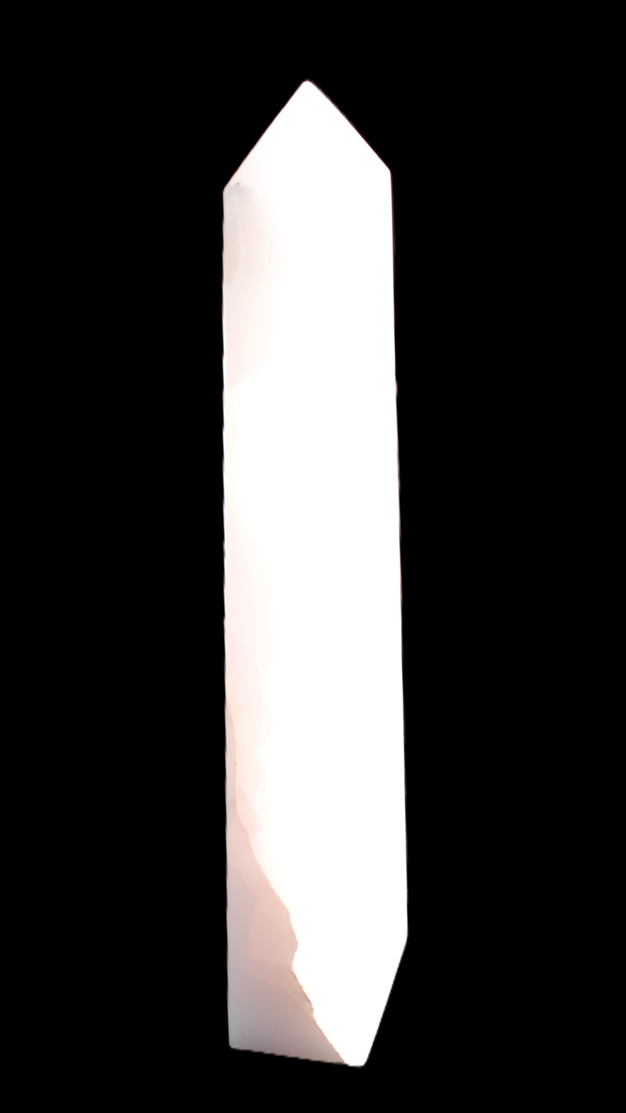 Mangano Calcite obelisk 257*88*64mm 1331g Rocks and Things Store