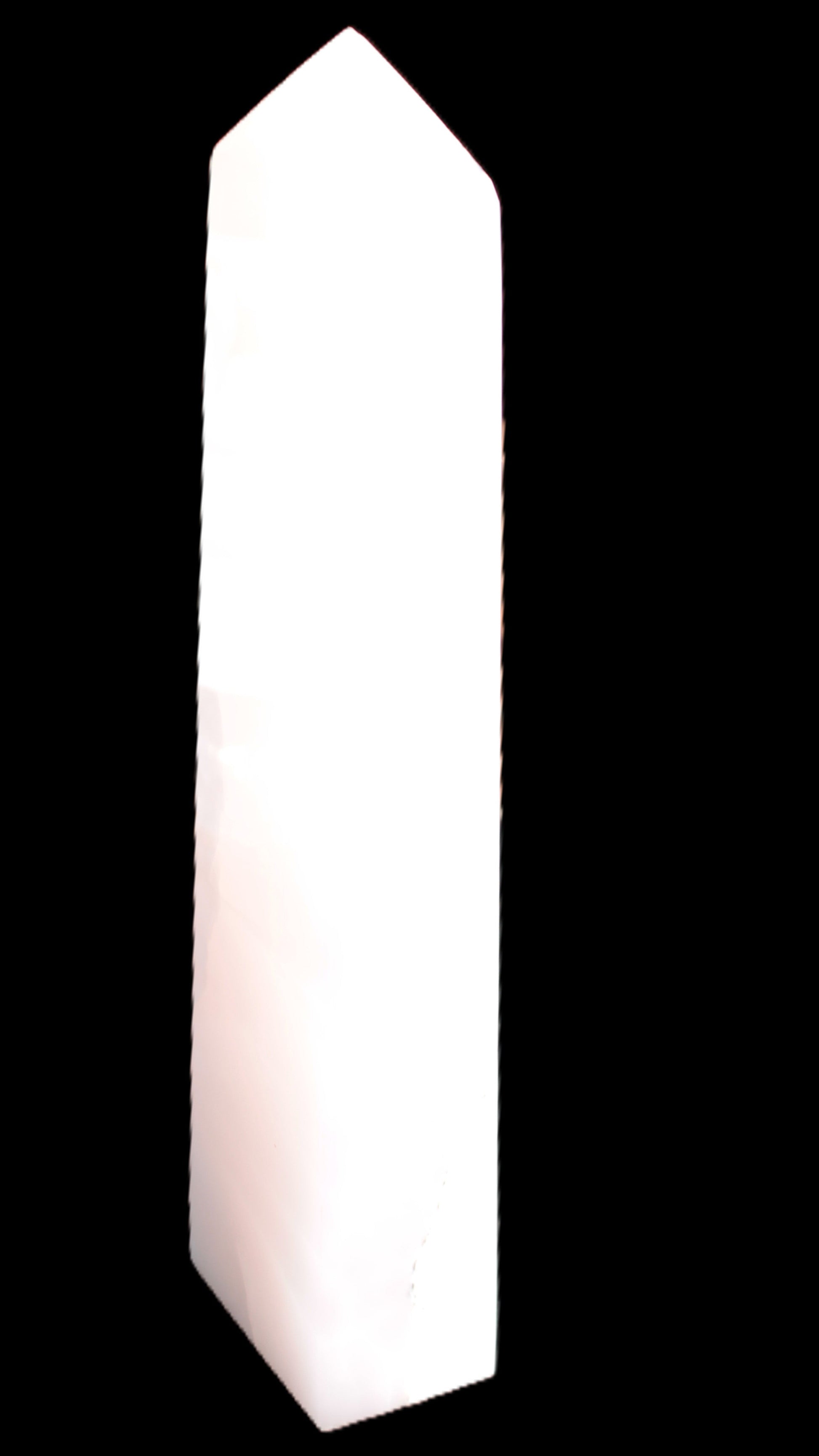 Mangano Calcite obelisk 257*88*64mm 1331g Rocks and Things Store