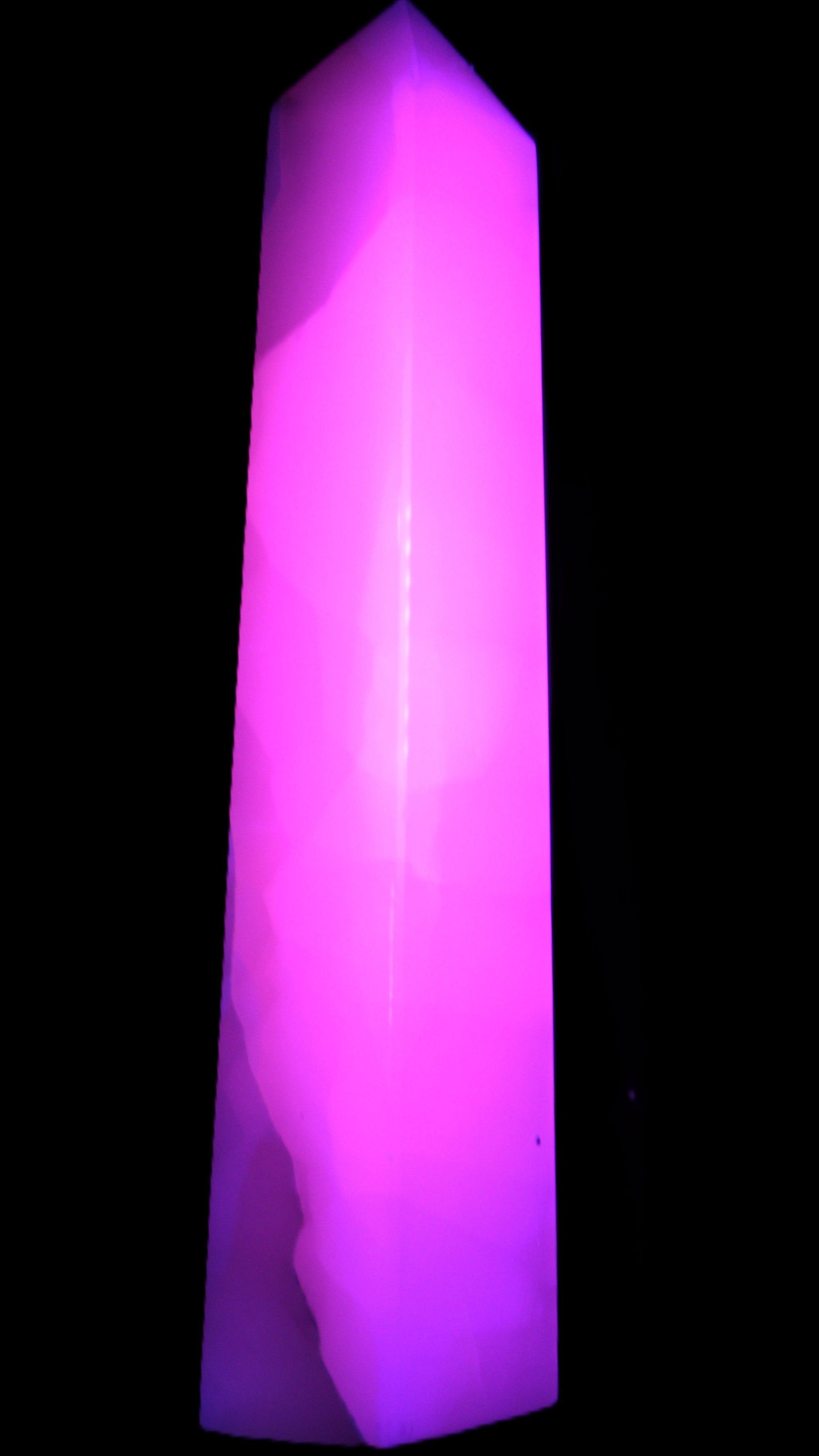 Mangano Calcite obelisk 257*88*64mm 1331g Rocks and Things