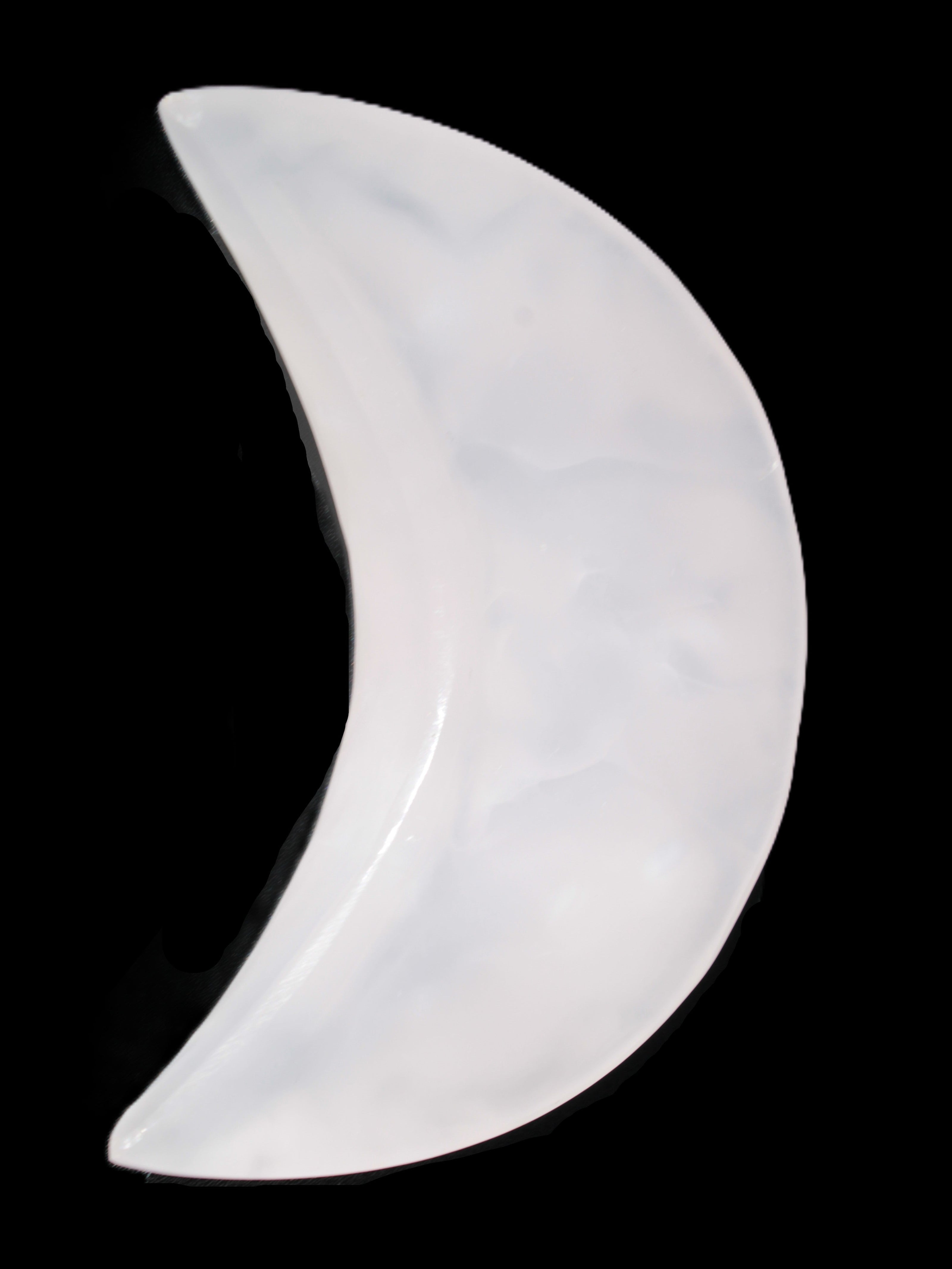 Mangano Calcite moon 92*80mm 154g Rocks and Things Store