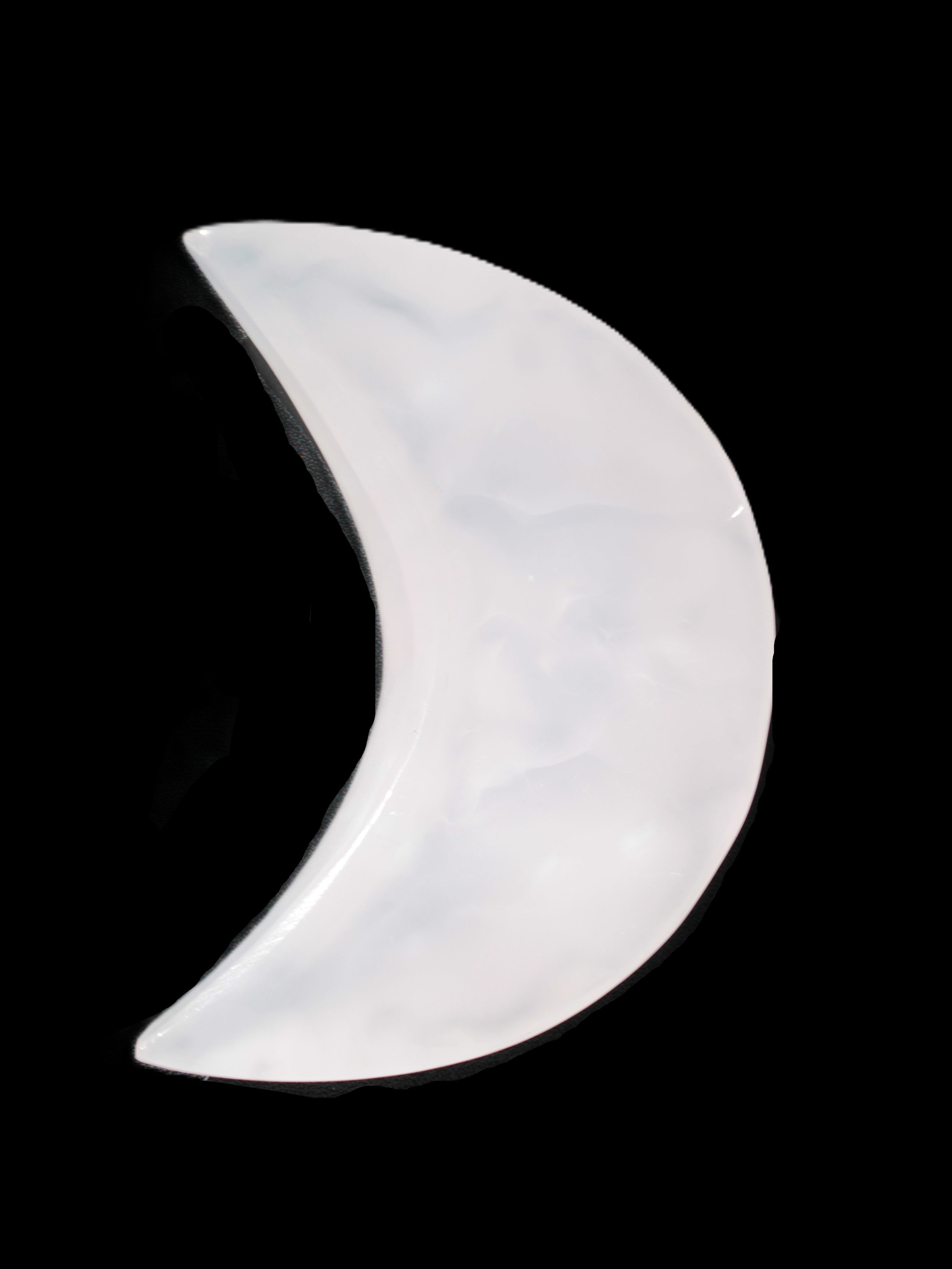 Mangano Calcite moon 92*80mm 154g Rocks and Things Store