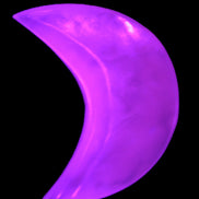 Mangano Calcite moon 92*80mm 154g Rocks and Things Store