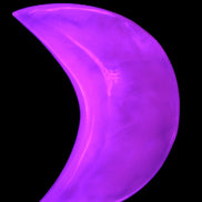 Mangano Calcite moon 92*80mm 154g Rocks and Things Store