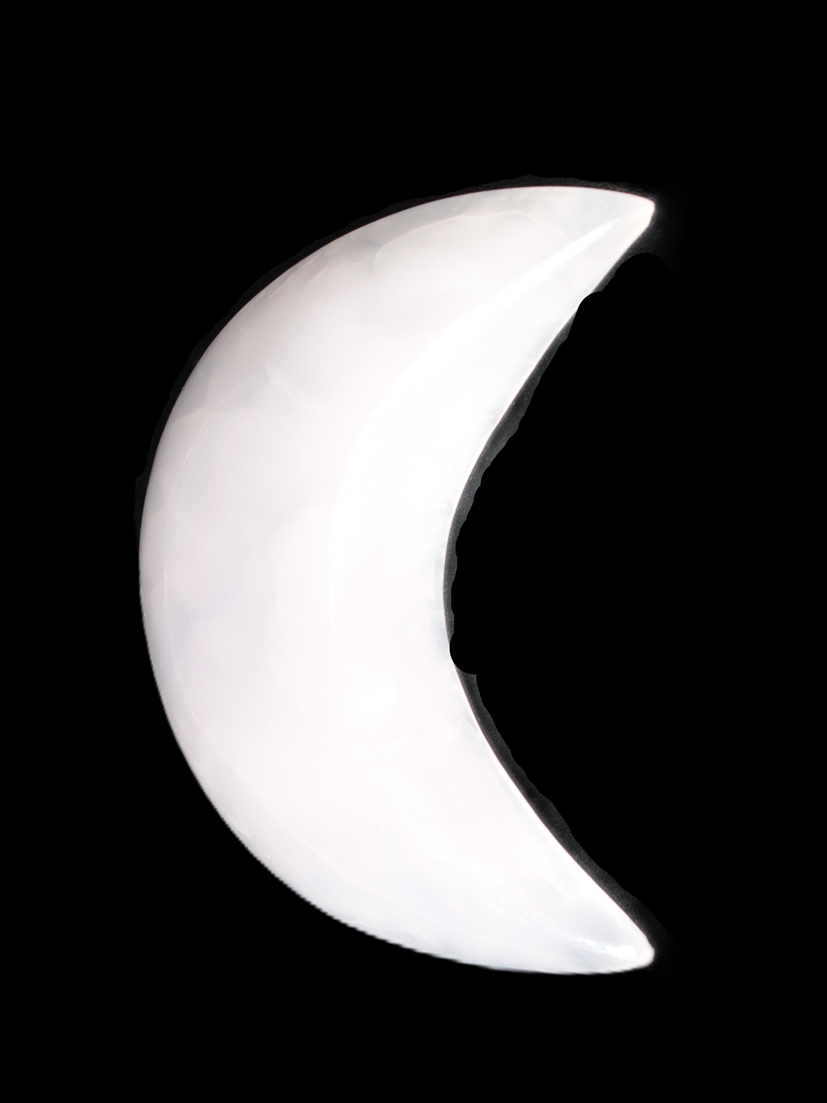 Mangano Calcite moon 92*80mm 154g Rocks and Things Store