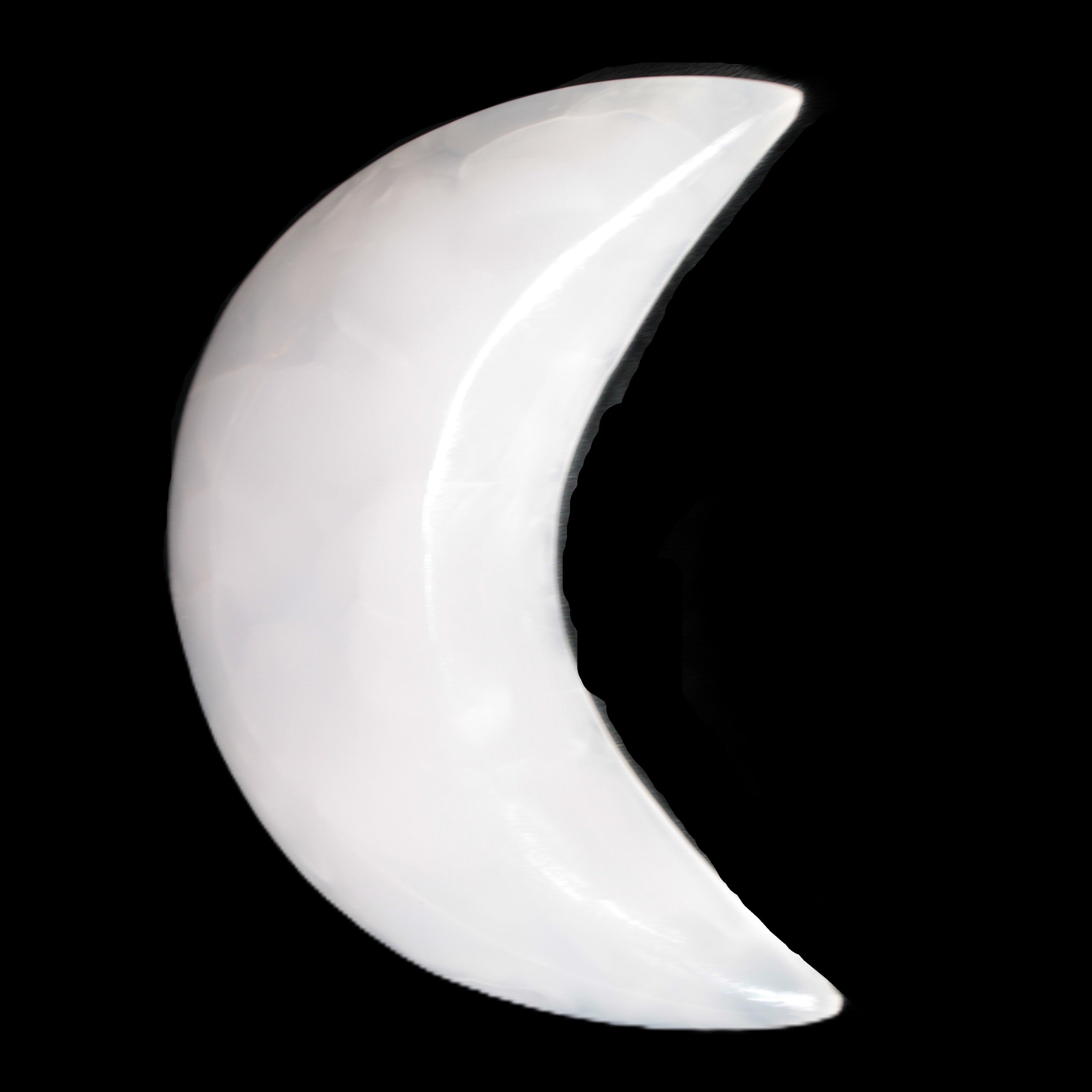 Mangano Calcite moon 92*80mm 154g Rocks and Things Store