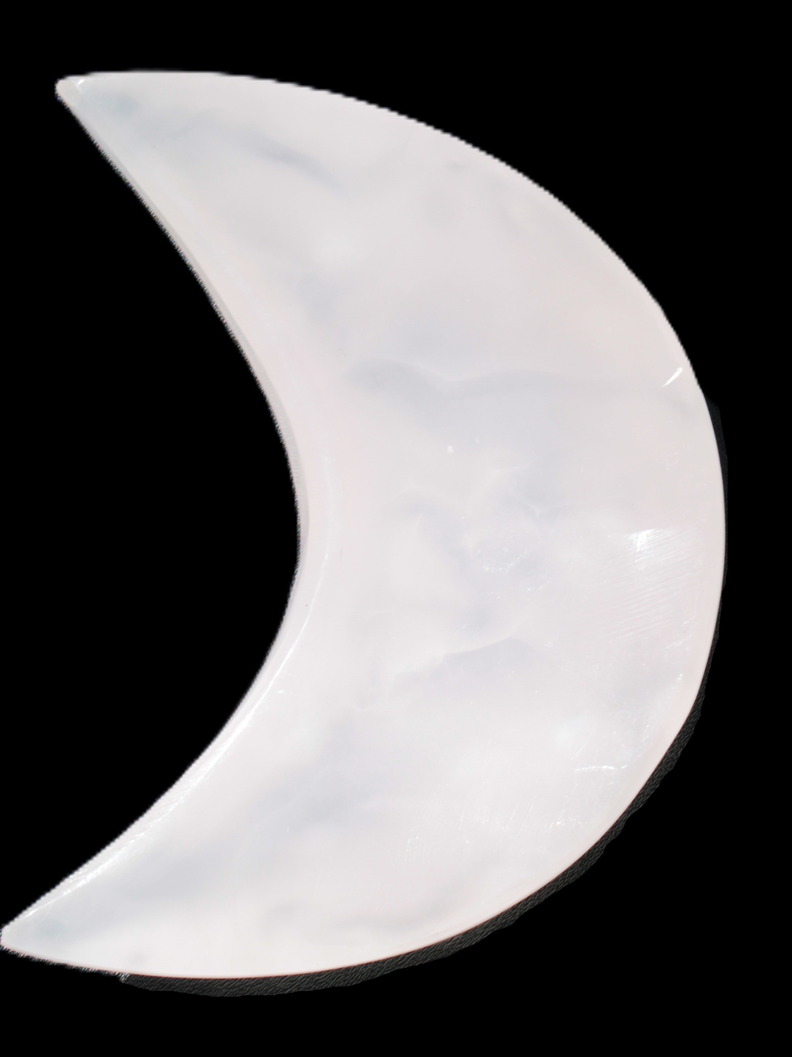 Mangano Calcite moon 92*80mm 154g Rocks and Things Store