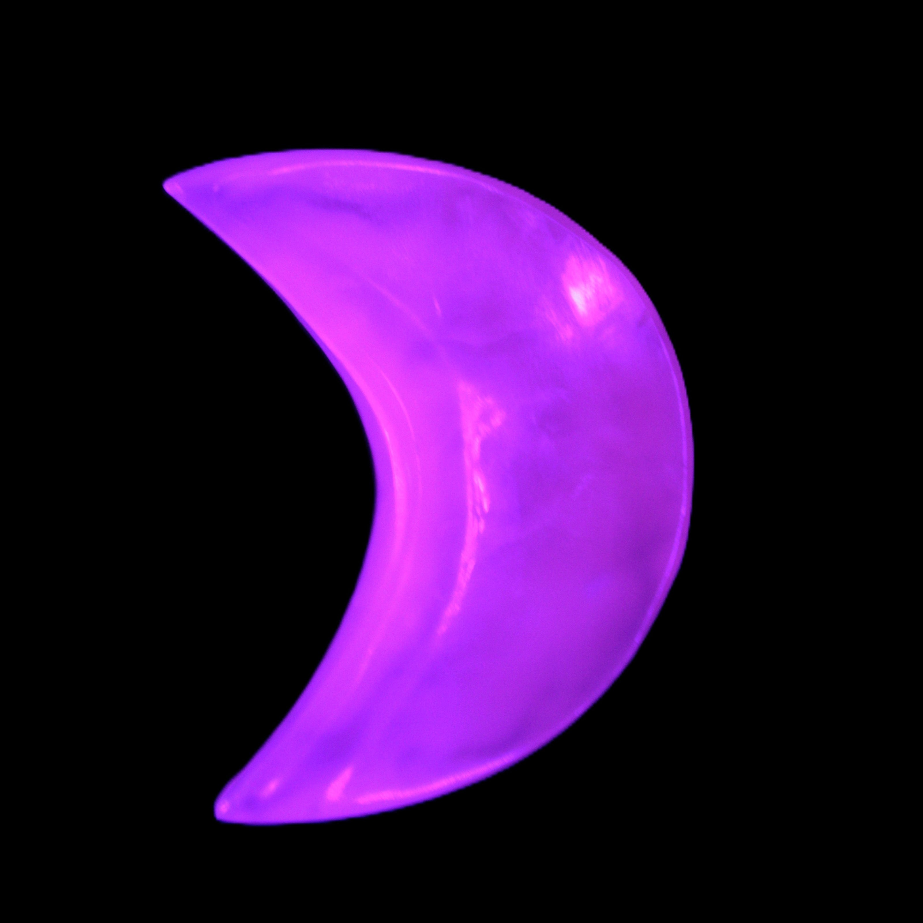 Mangano Calcite moon 92*80mm 154g Rocks and Things Store