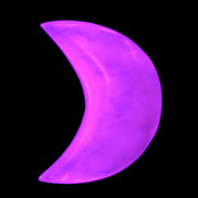 Mangano Calcite moon 92*80mm 154g Rocks and Things Store