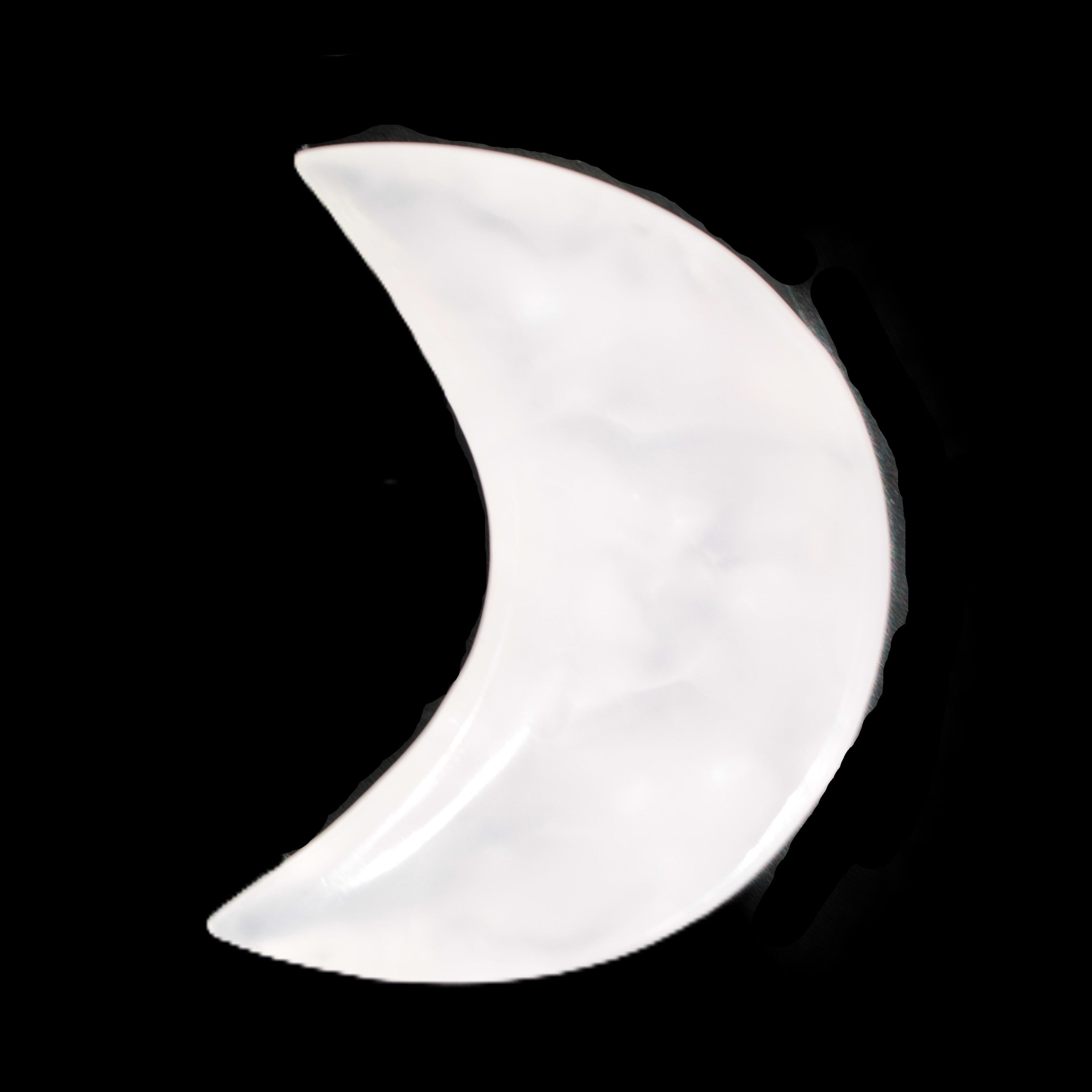 Mangano Calcite moon 92*80mm 154g Rocks and Things Store