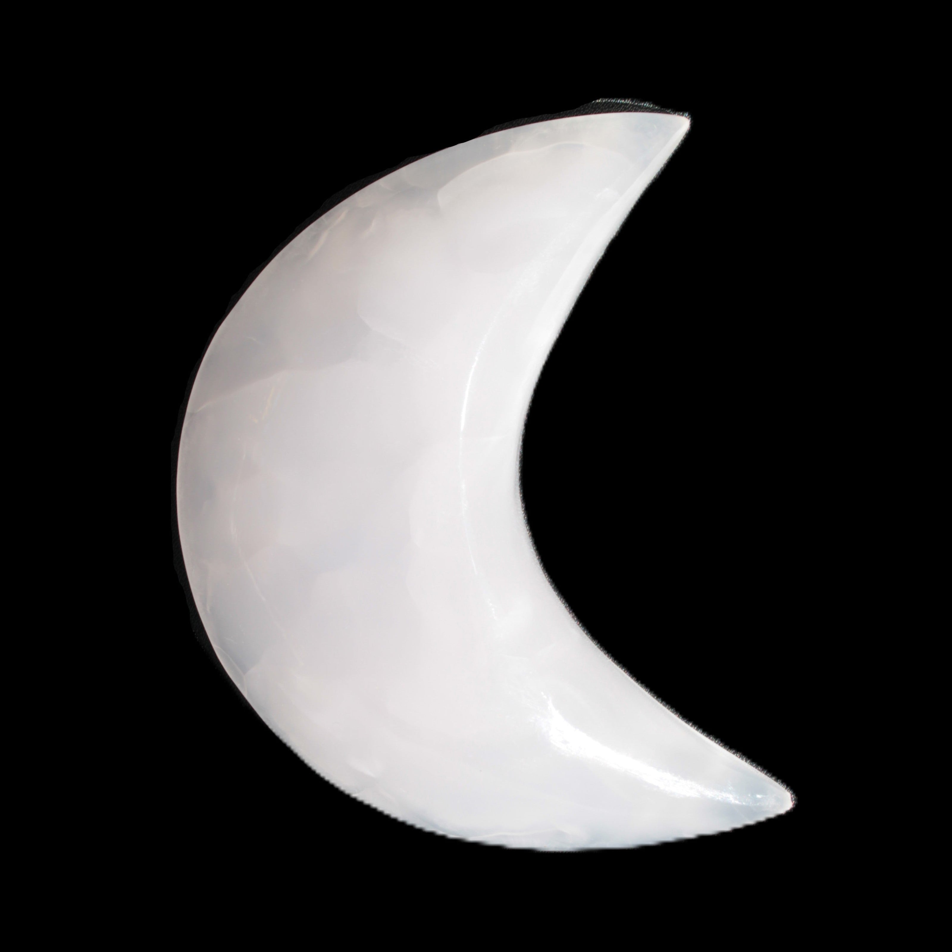 Mangano Calcite moon 92*80mm 154g Rocks and Things Store