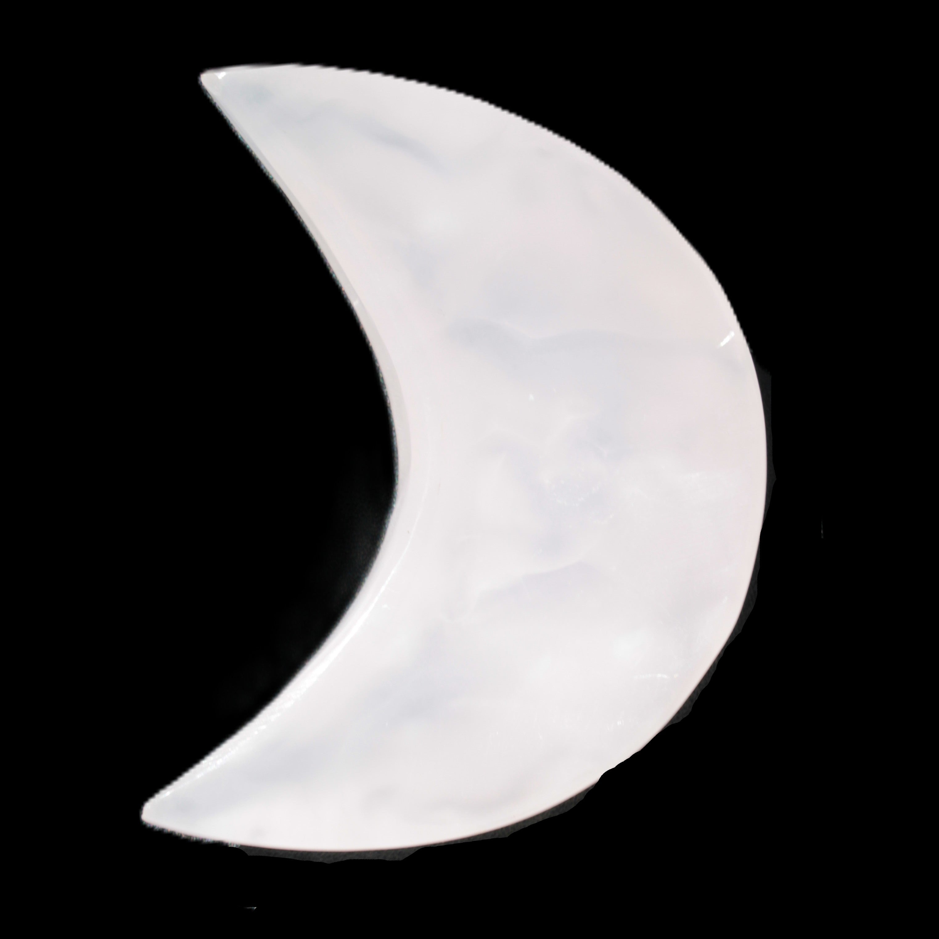 Mangano Calcite moon 92*80mm 154g Rocks and Things Store