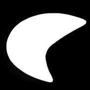 Mangano Calcite moon 92*80mm 154g Rocks and Things Store