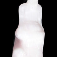 Mangano Calcite hand-carved mermaid 213*75*86mm 1584.9g in sun light - Rocks and Things Store