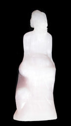 Mangano Calcite hand-carved mermaid 213*75*86mm 1584.9g in sun light - Rocks and Things Store