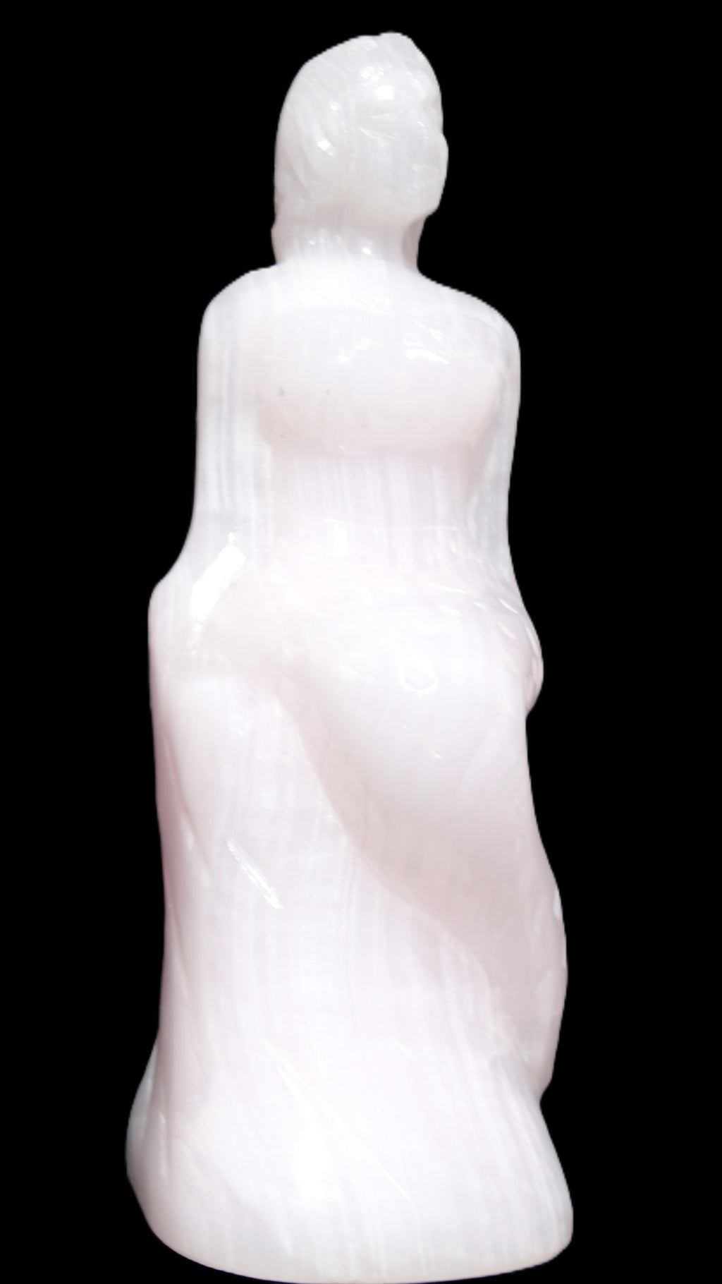 Mangano Calcite hand-carved mermaid 213*75*86mm 1584.9g Rocks and Things Store