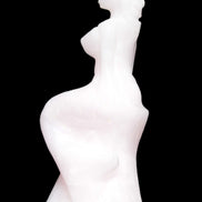 Mangano Calcite hand-carved mermaid 213*75*86mm 1584.9g Rocks and Things Store