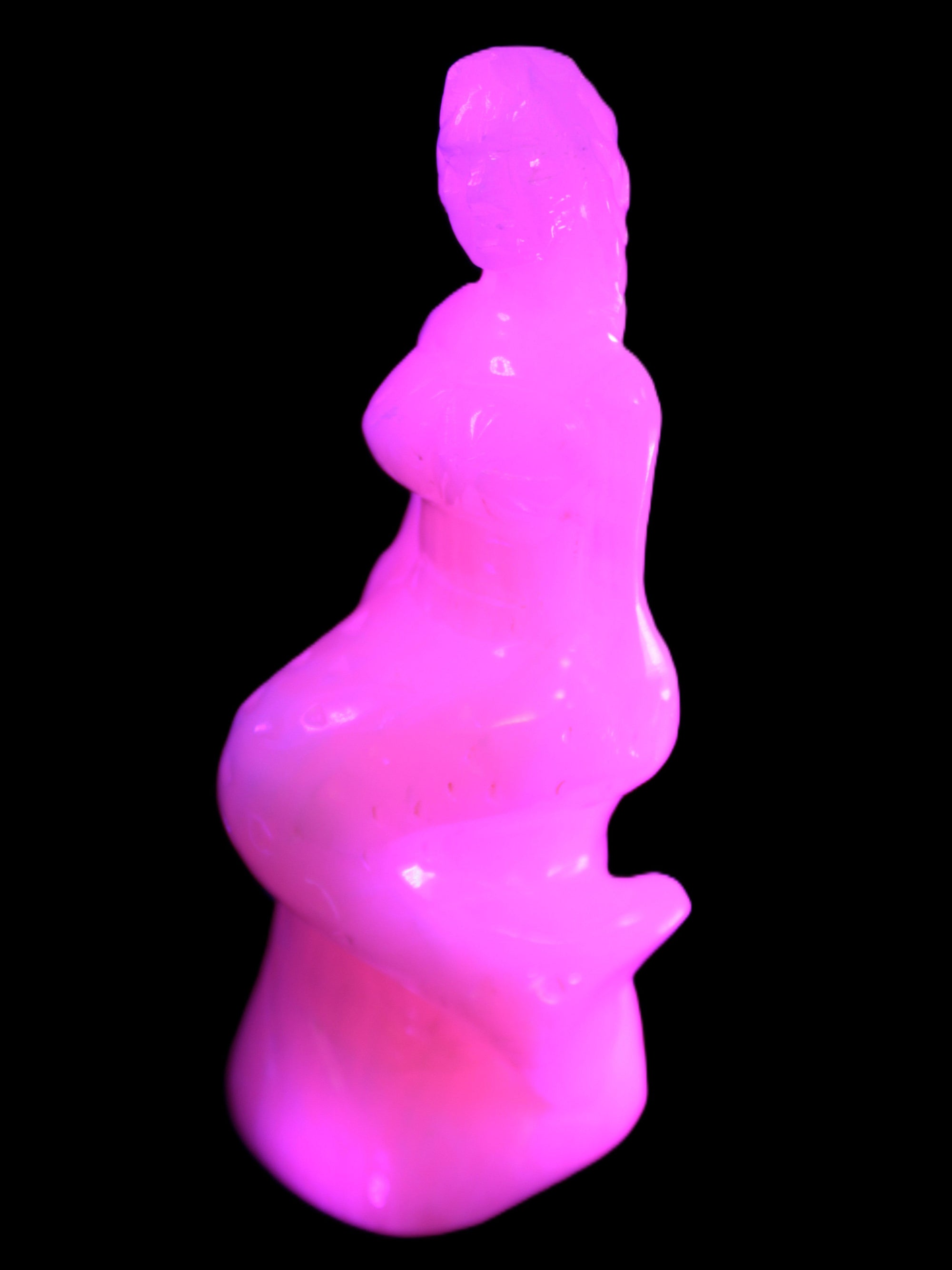 Mangano Calcite hand-carved mermaid 213*75*86mm 1584.9g Rocks and Things Store
