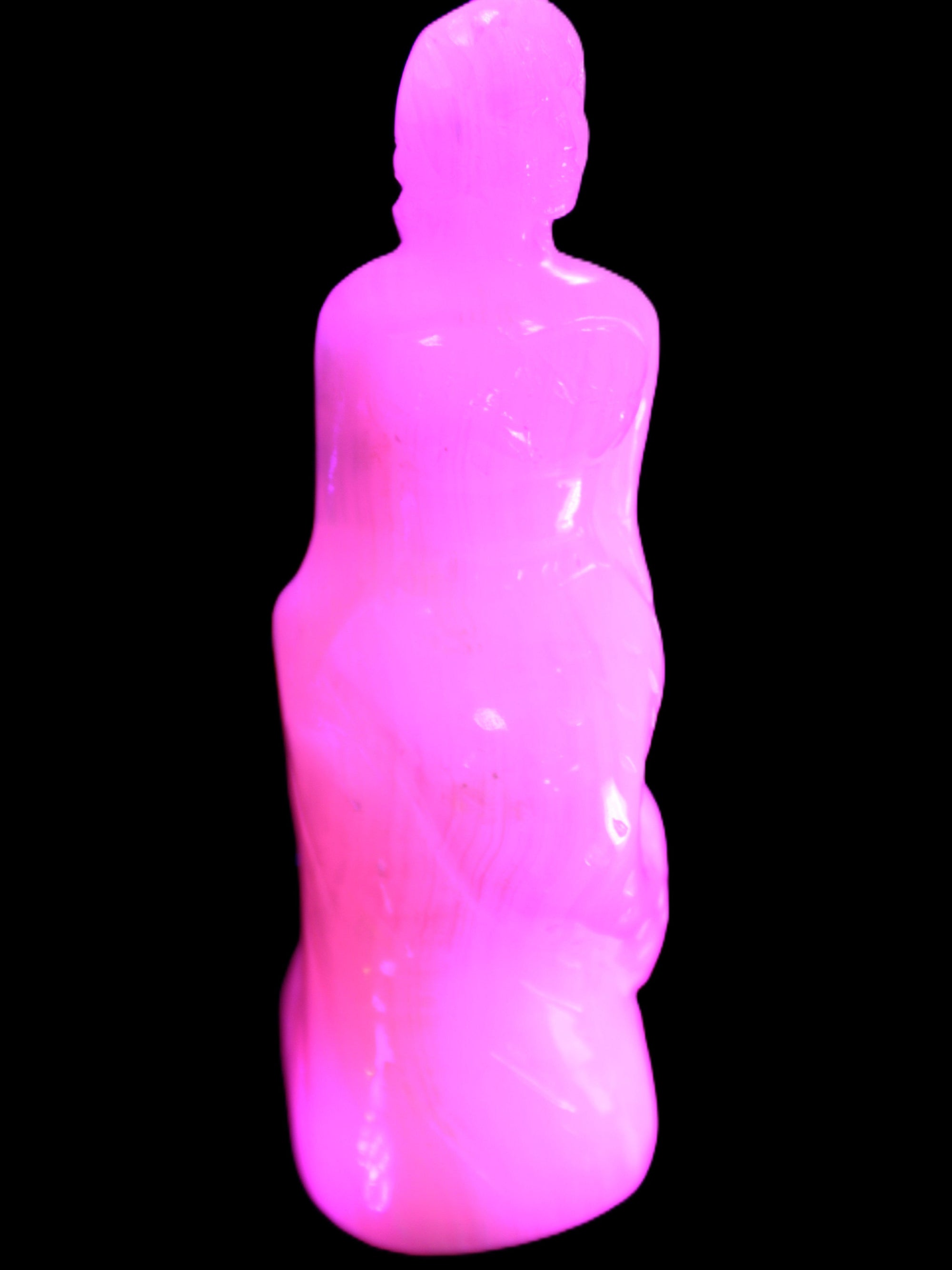 Mangano Calcite hand-carved mermaid 213*75*86mm 1584.9g Rocks and Things Store
