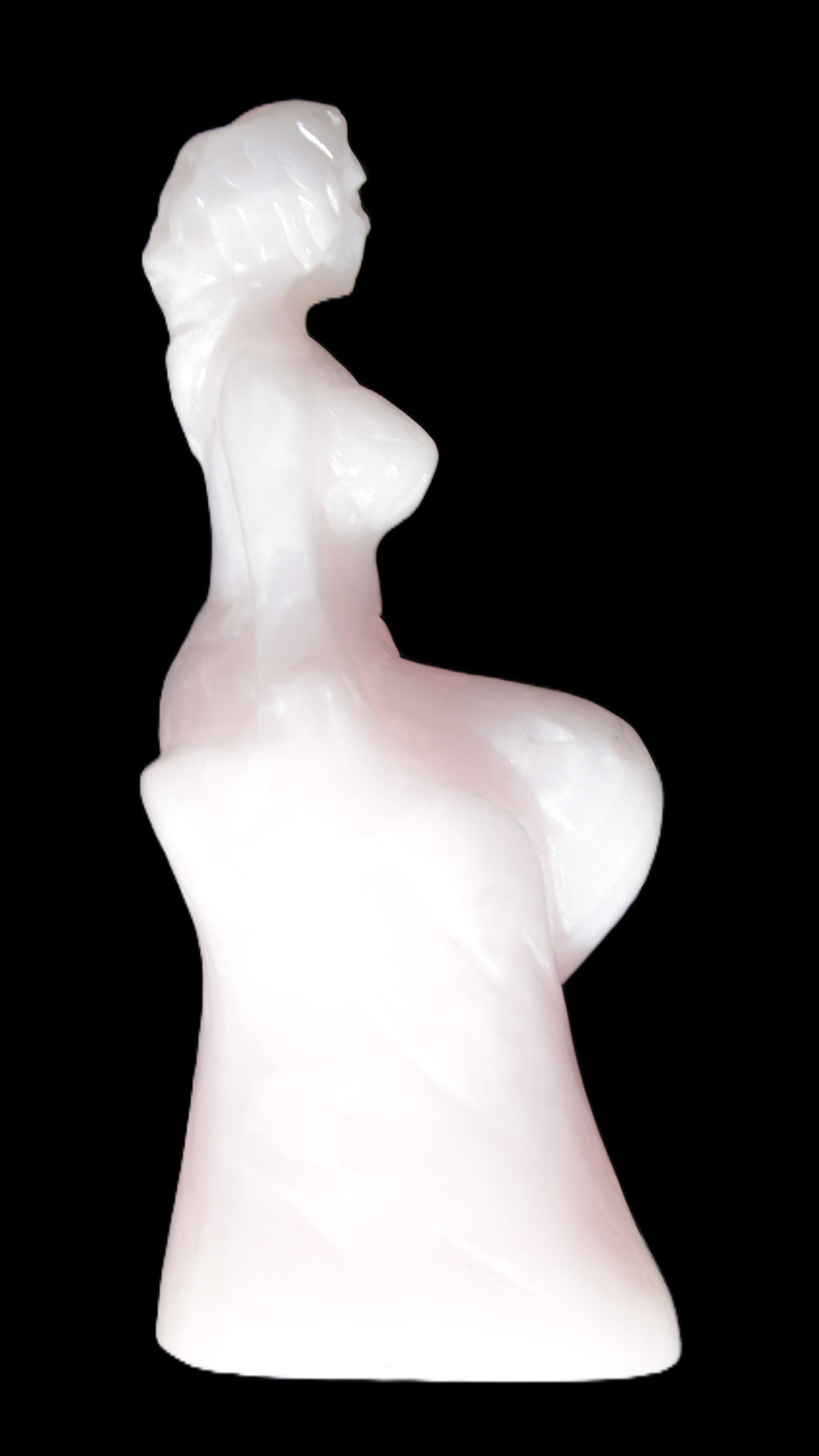 Mangano Calcite hand-carved mermaid 213*75*86mm 1584.9g Rocks and Things Store