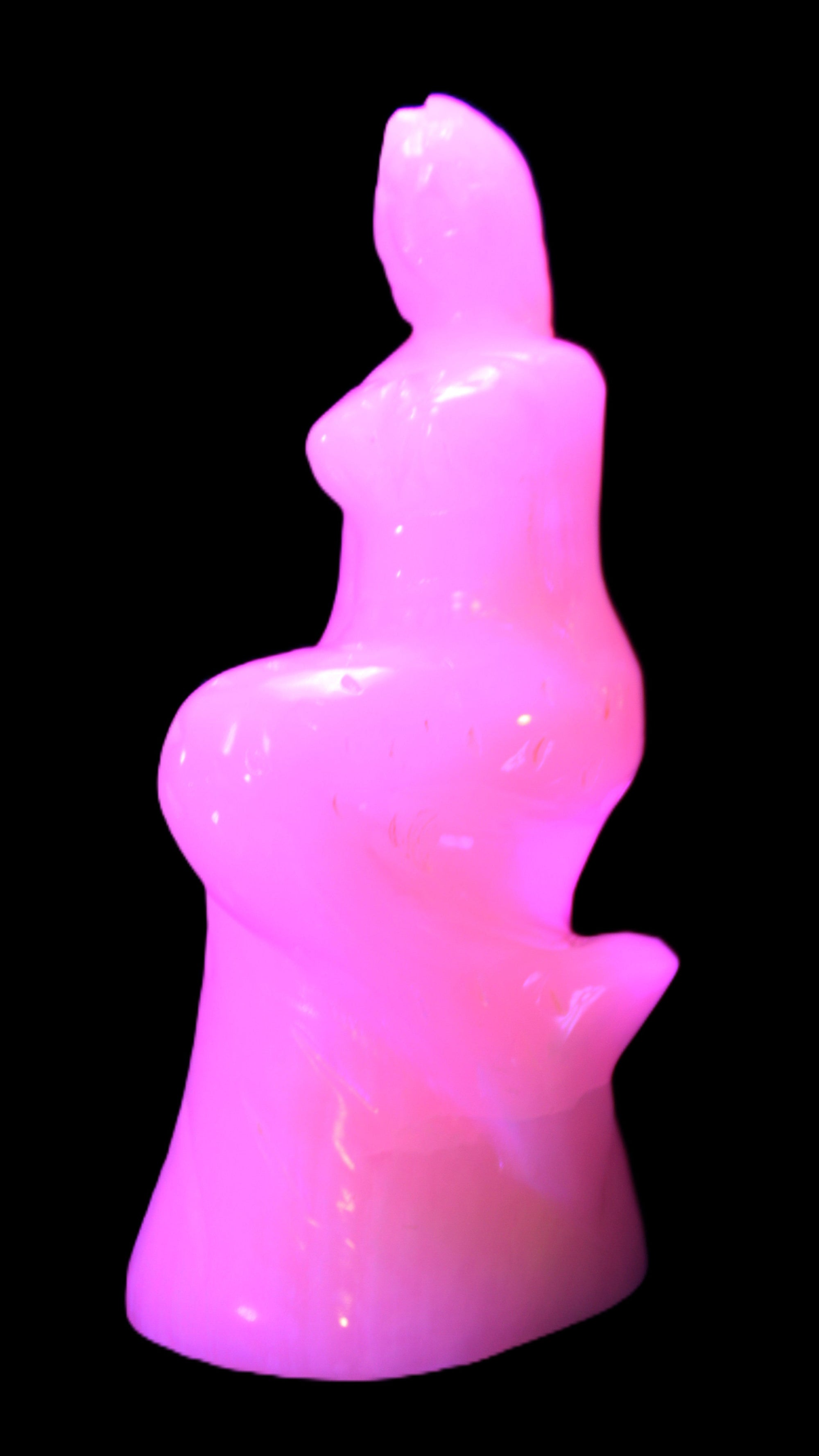 Mangano Calcite hand-carved mermaid 213*75*86mm 1584.9g Rocks and Things Store