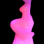 Mangano Calcite hand-carved mermaid 213*75*86mm 1584.9g Rocks and Things Store