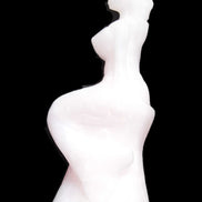 Mangano Calcite hand-carved mermaid 213*75*86mm 1584.9g Rocks and Things Store