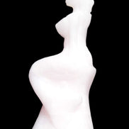 Mangano Calcite hand-carved mermaid 213*75*86mm 1584.9g Rocks and Things Store