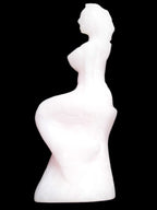 Mangano Calcite hand-carved mermaid 213*75*86mm 1584.9g Rocks and Things Store