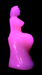 Mangano Calcite hand-carved mermaid 213*75*86mm 1584.9g Rocks and Things Store