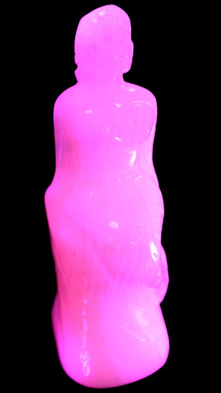 Mangano Calcite hand-carved mermaid 213*75*86mm 1584.9g Rocks and Things Store
