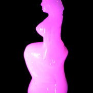 Mangano Calcite hand-carved mermaid 213*75*86mm 1584.9g Rocks and Things Store